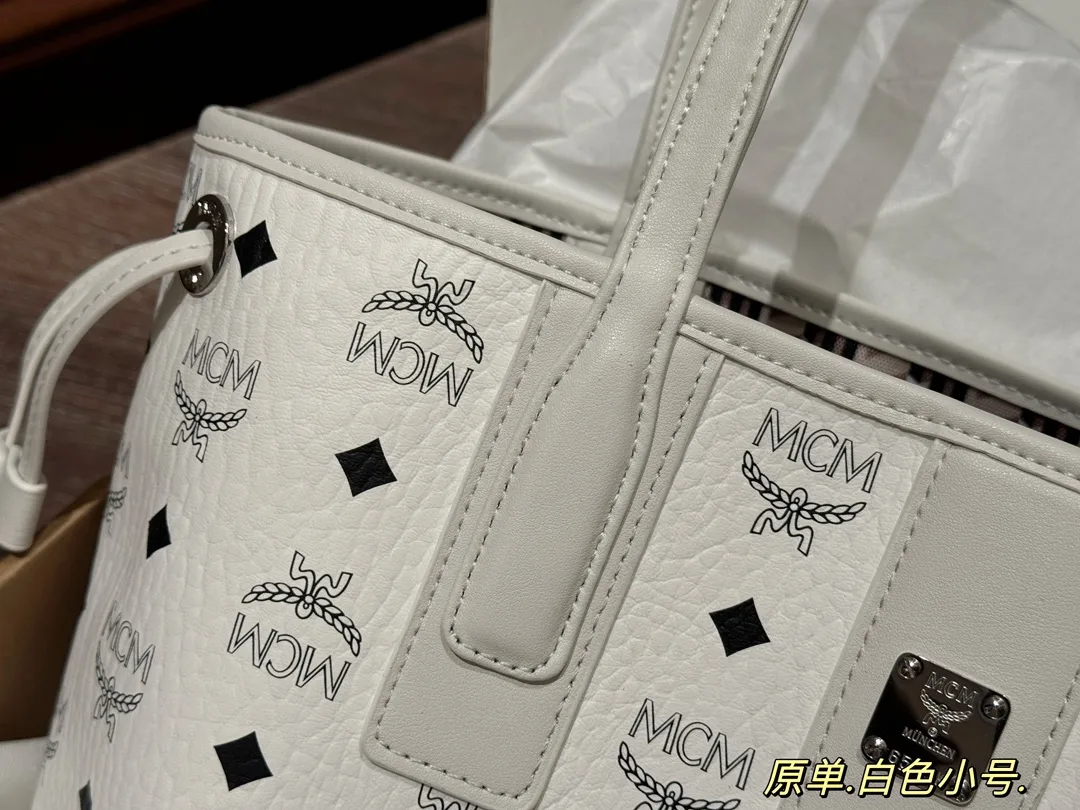 MCM Visetos Reversible Tote Bag D34517952 — view 12