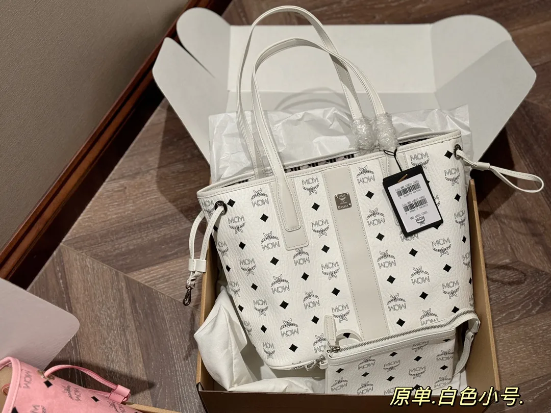 MCM Visetos Reversible Tote Bag D34517952 — view 16