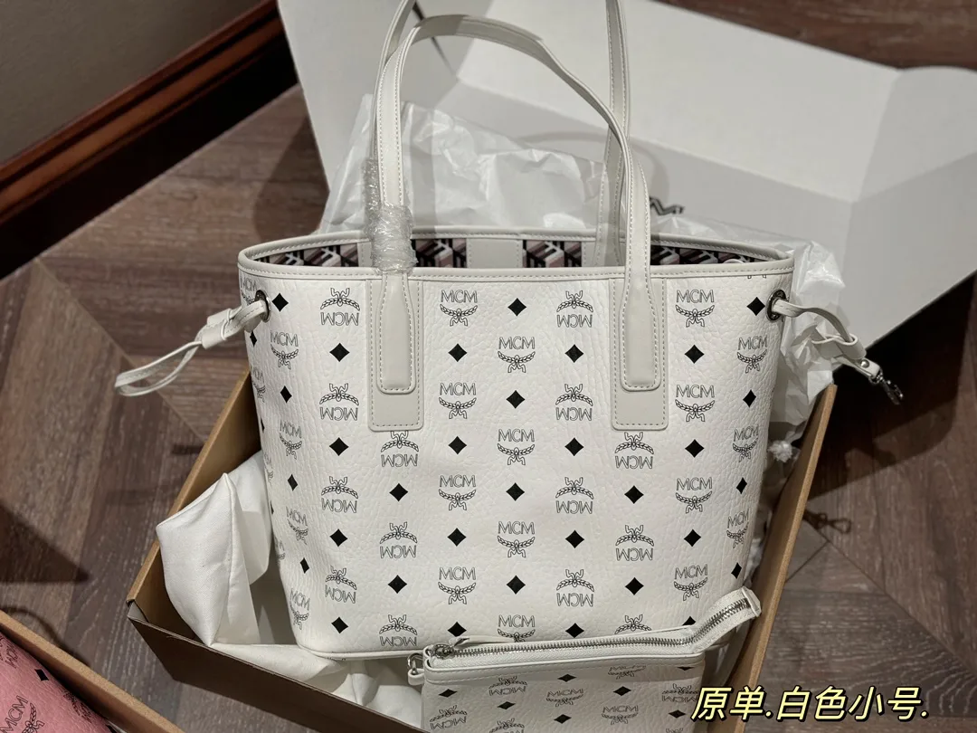 MCM Visetos Reversible Tote Bag D34517952 — view 18