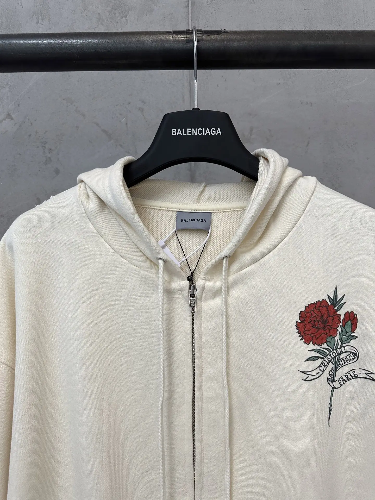 1917 Tattoo Graphic Zip-Up Hoodie D35018942 — view 5