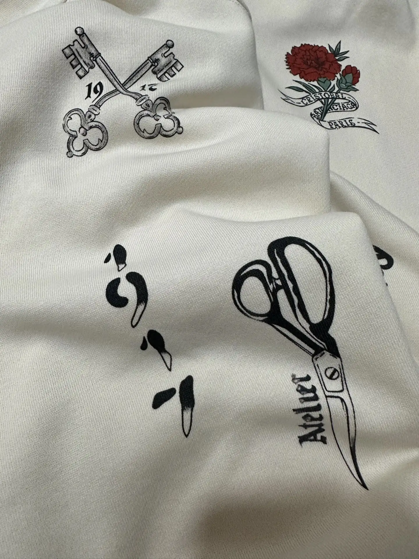 1917 Tattoo Graphic Zip-Up Hoodie D35018942 — view 8