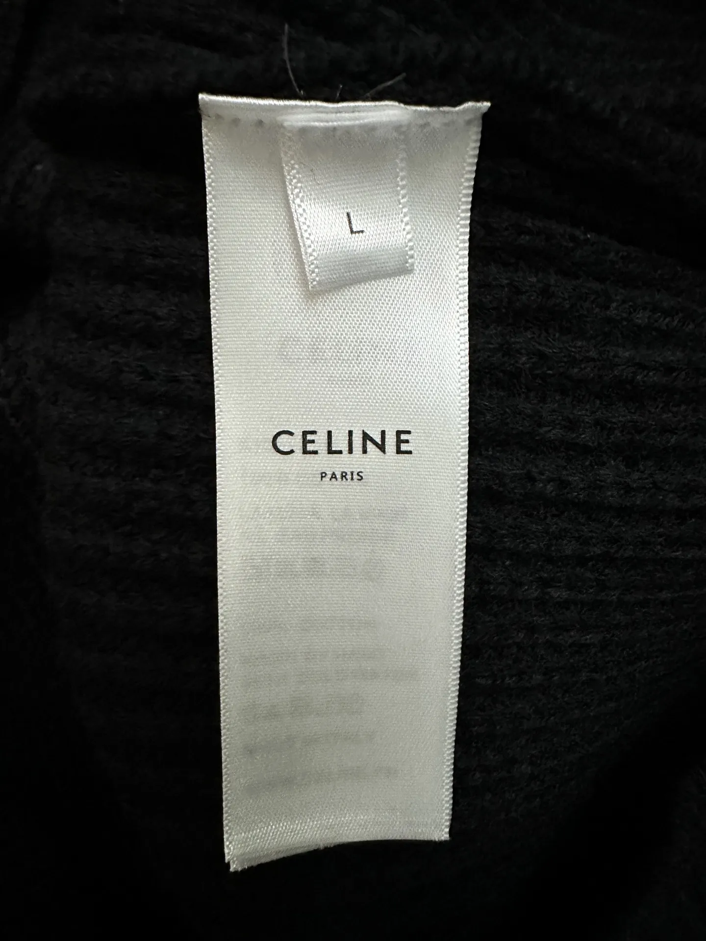 Triomphe Logo Ribbed Knit Zip-Up Hoodie D35022233 — view 9