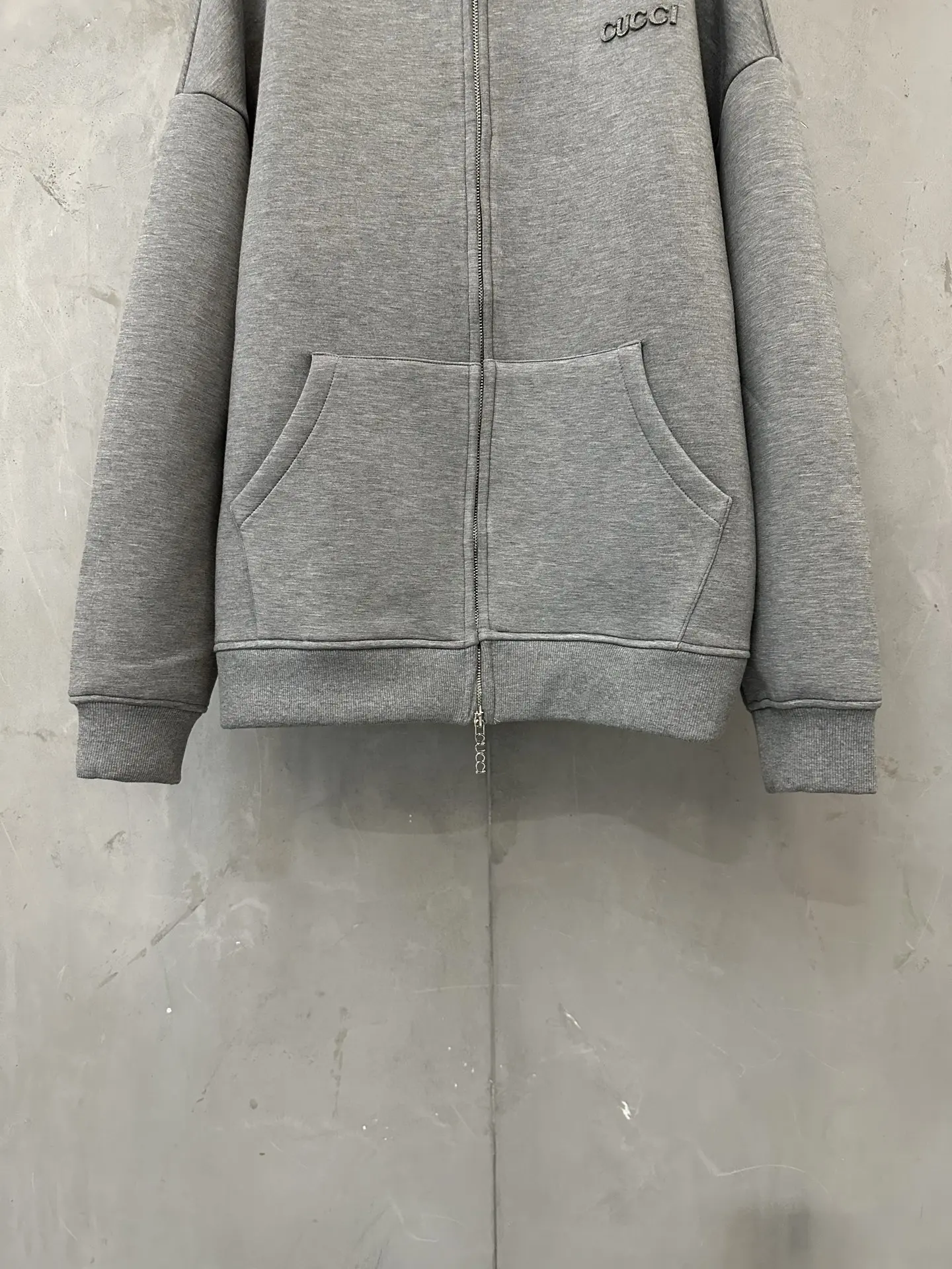Logo Embroidered Zip-Up Hoodie D35018886 — view 4