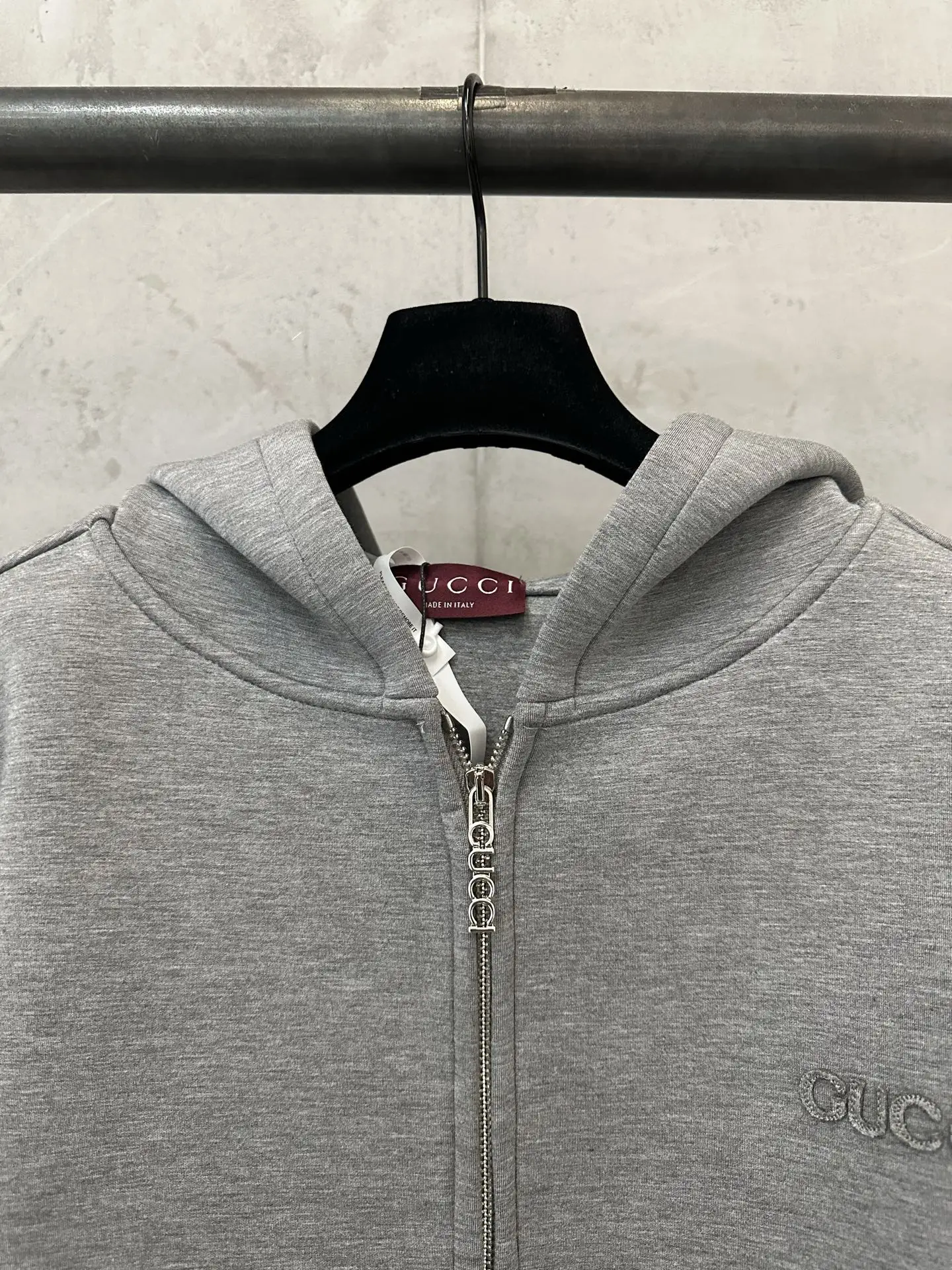 Logo Embroidered Zip-Up Hoodie D35018886 — view 5