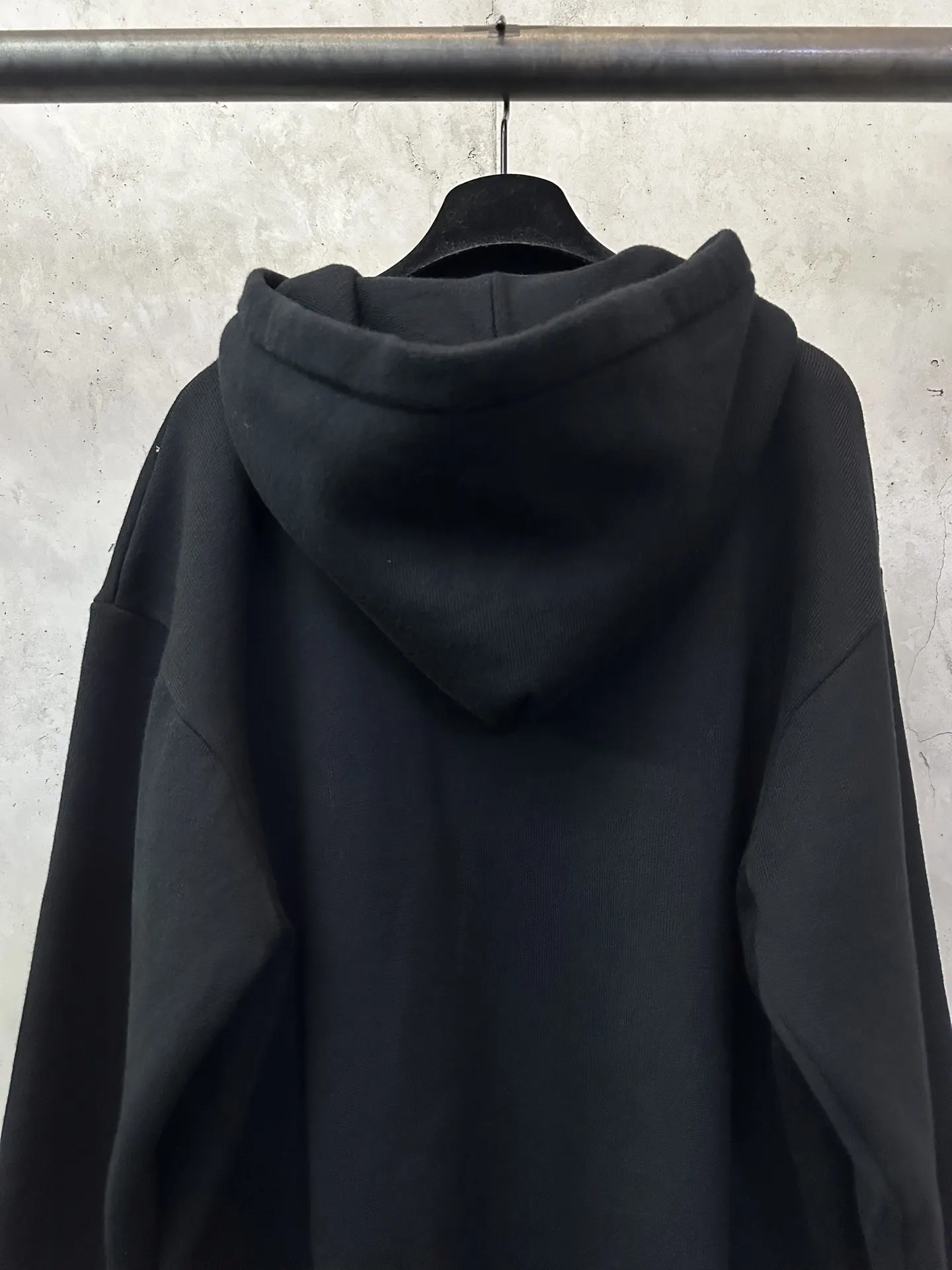 Leather Patch Merino Wool Zip-Up Hoodie D35023139 — view 5