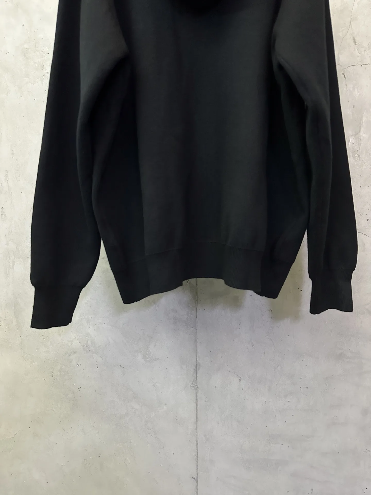 Leather Patch Merino Wool Zip-Up Hoodie D35023139 — view 6