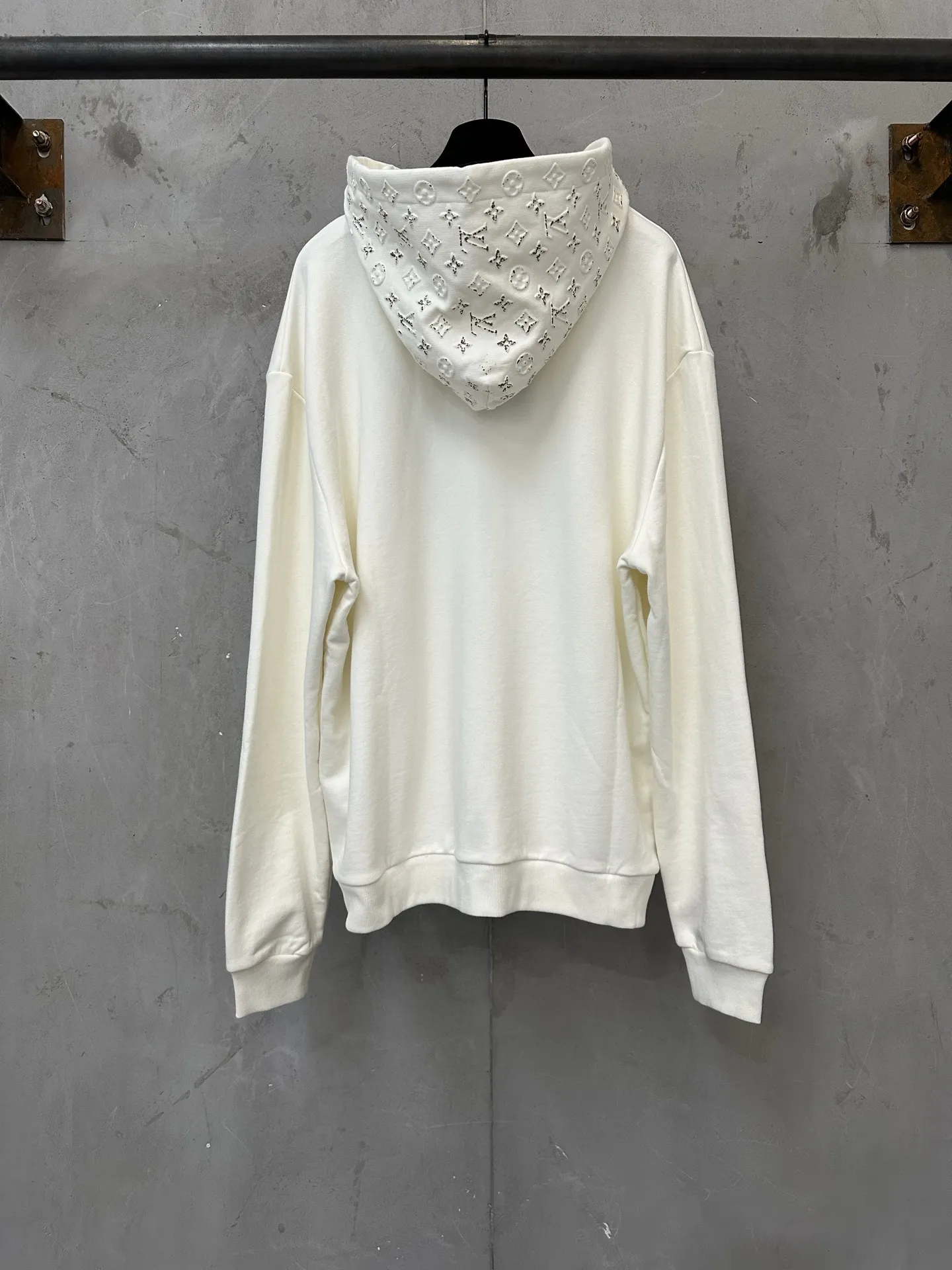 Monogram Embossed Zip-Up Hoodie D35020511 — view 2