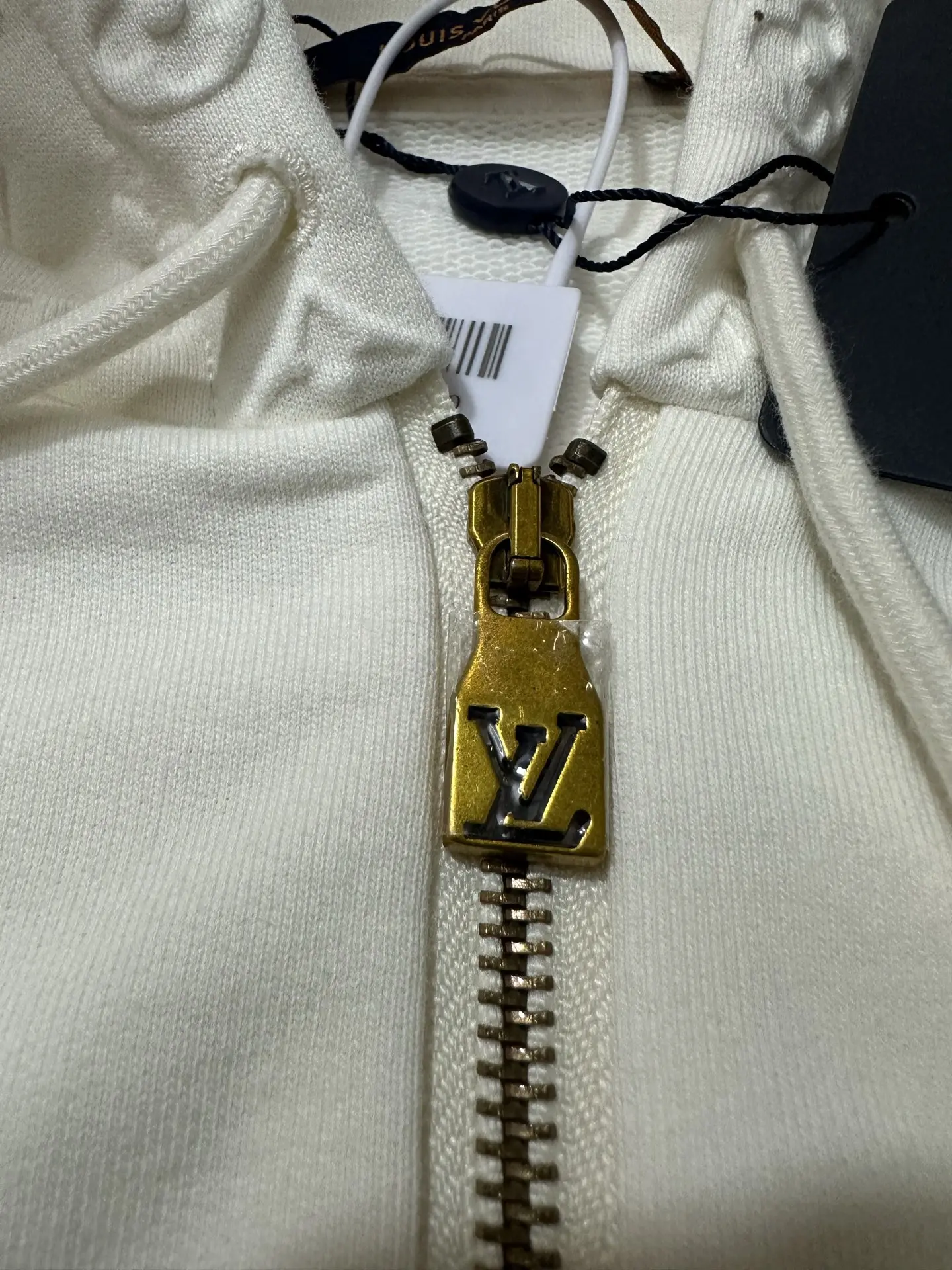 Monogram Embossed Zip-Up Hoodie D35020511 — view 8
