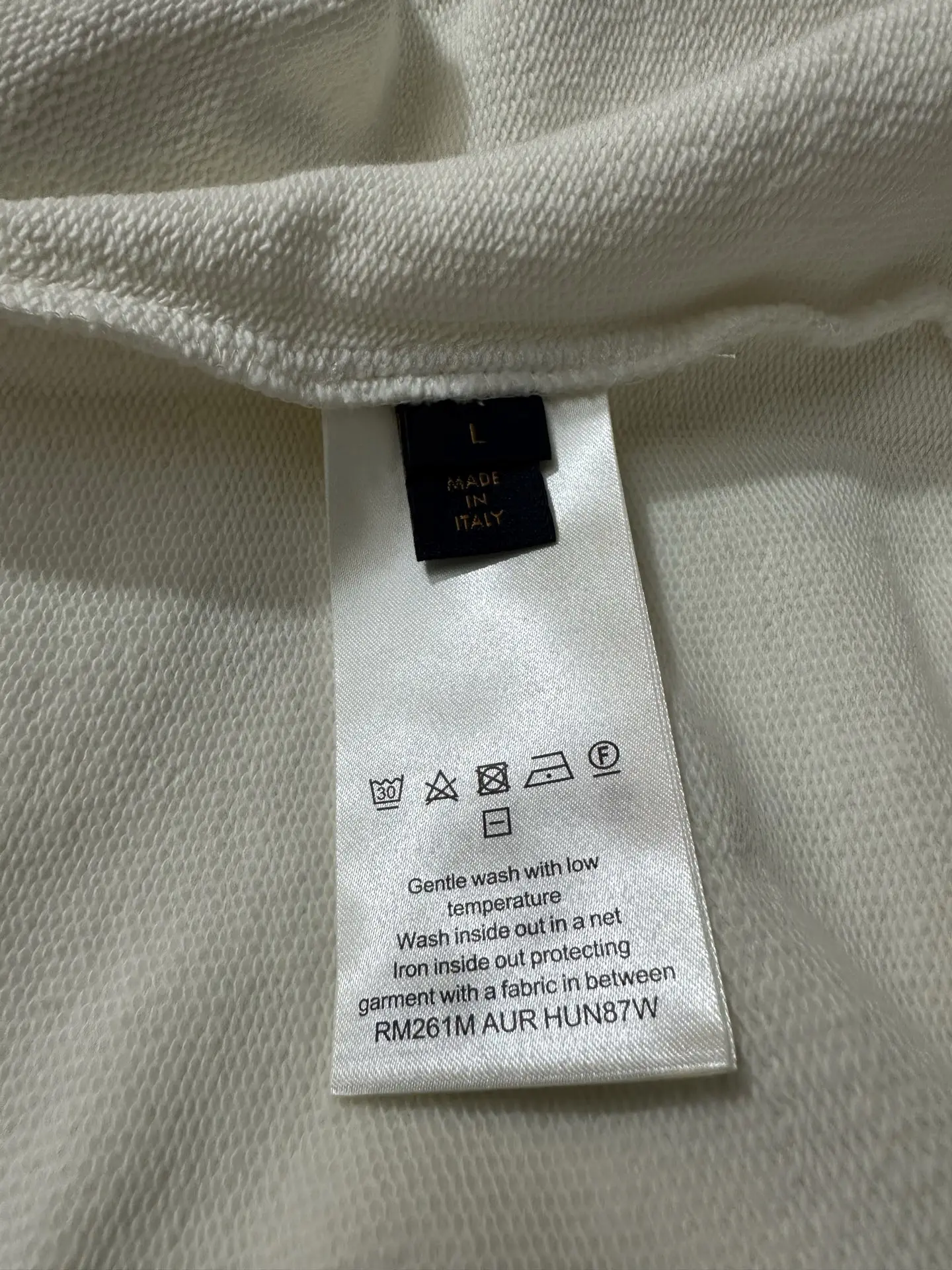 Monogram Embossed Zip-Up Hoodie D35020511 — view 12