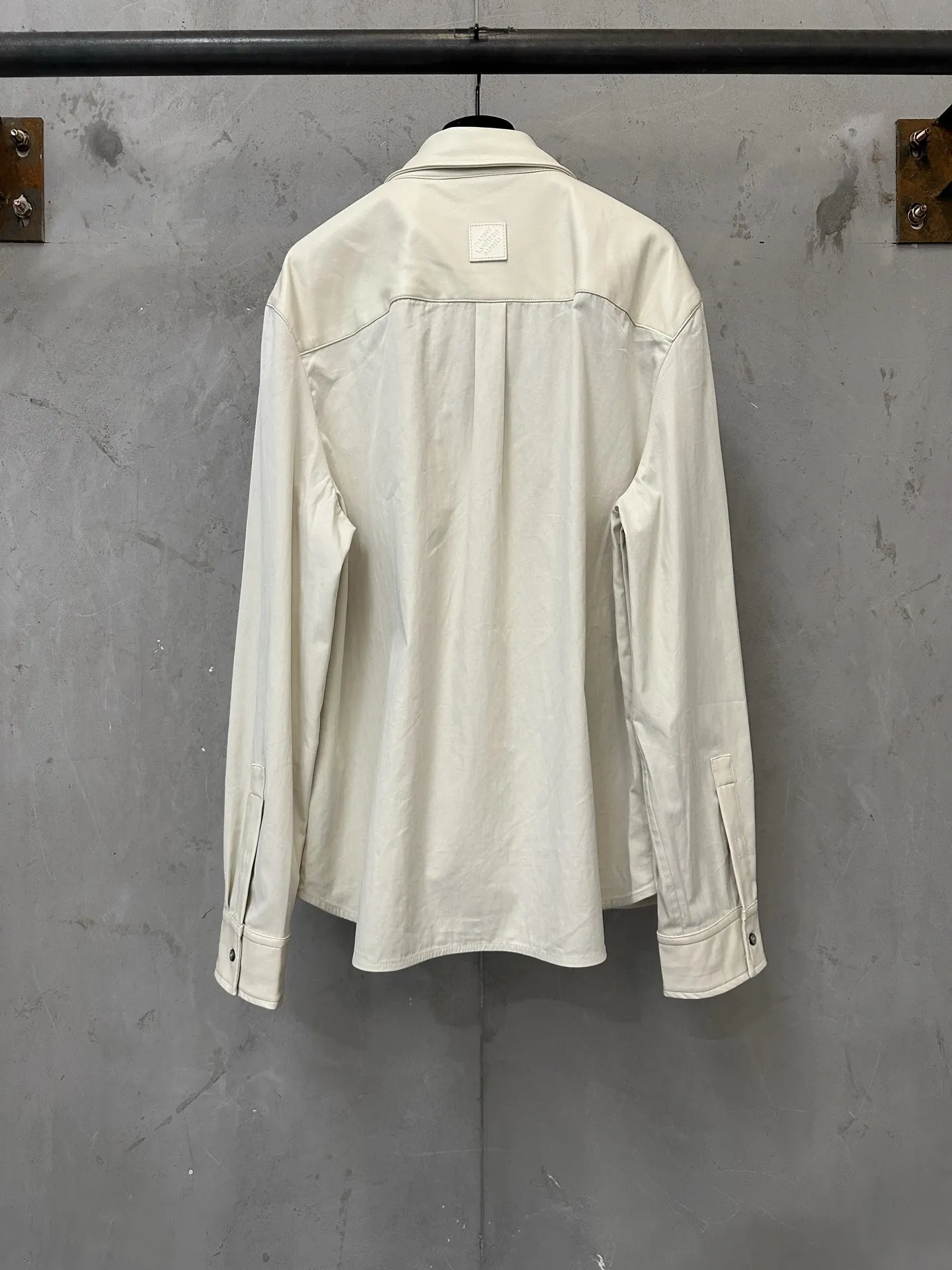 LV Faux Leather Embroidered Overshirt D35020473 — view 2