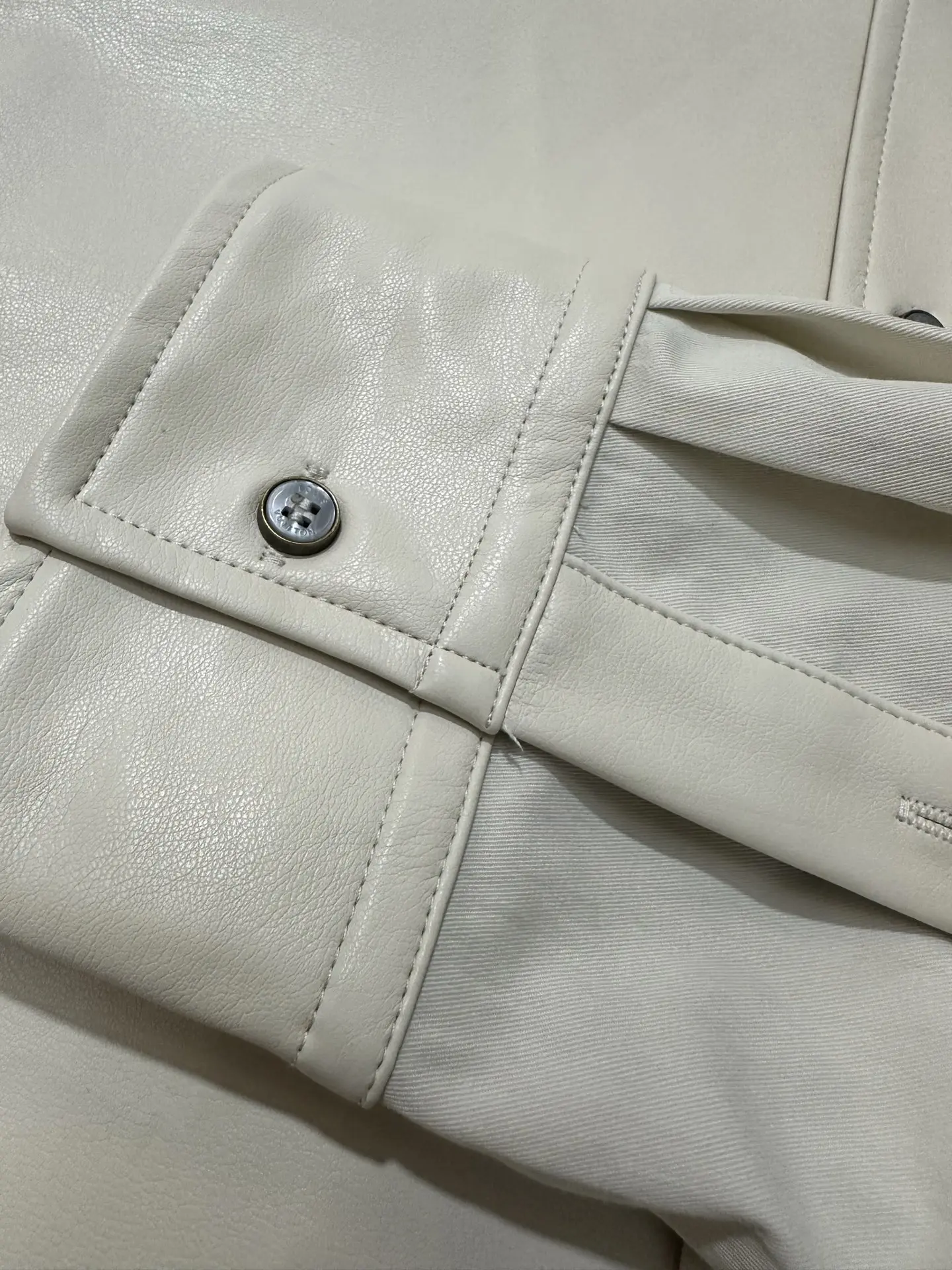 LV Faux Leather Embroidered Overshirt D35020473 — view 9