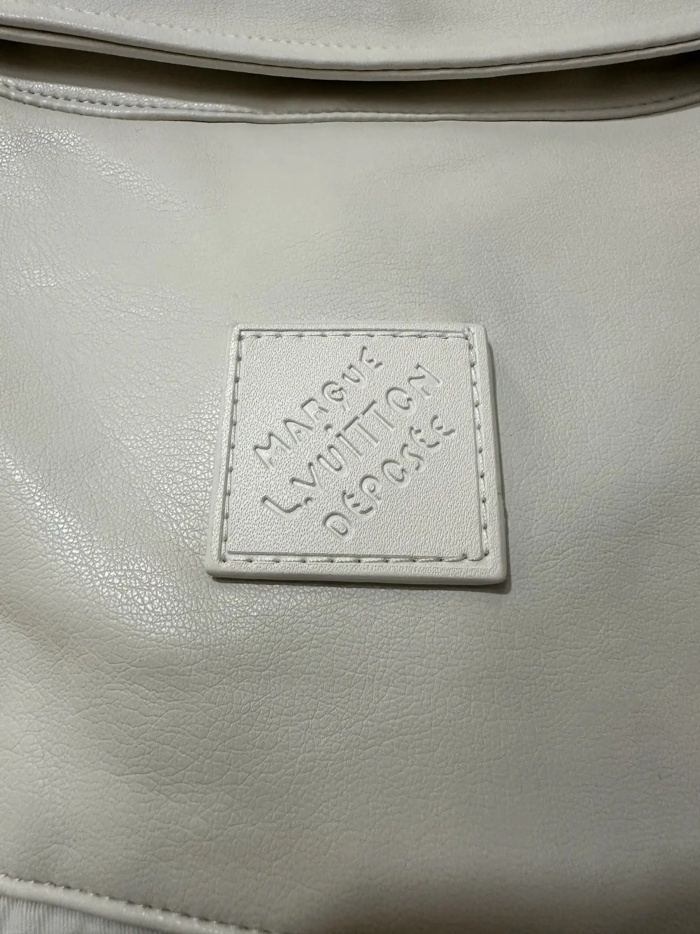 LV Faux Leather Embroidered Overshirt D35020473 — view 10