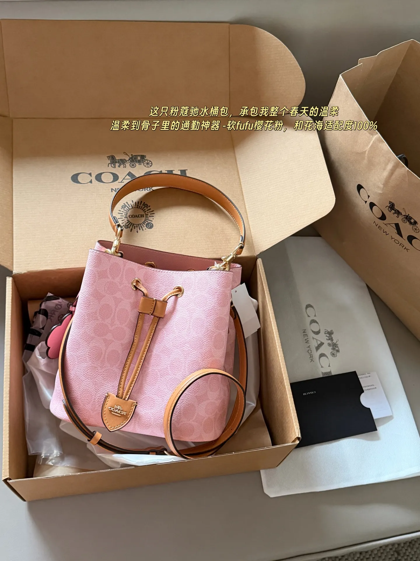 Coach Rowan Monogram Bucket Bag D35518406