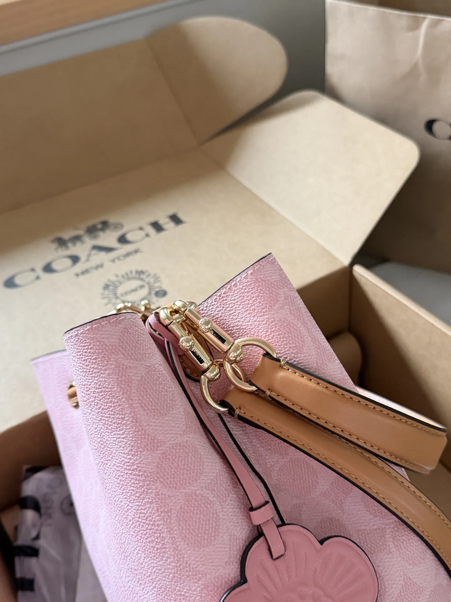 Coach Rowan Monogram Bucket Bag D35518406 — view 5