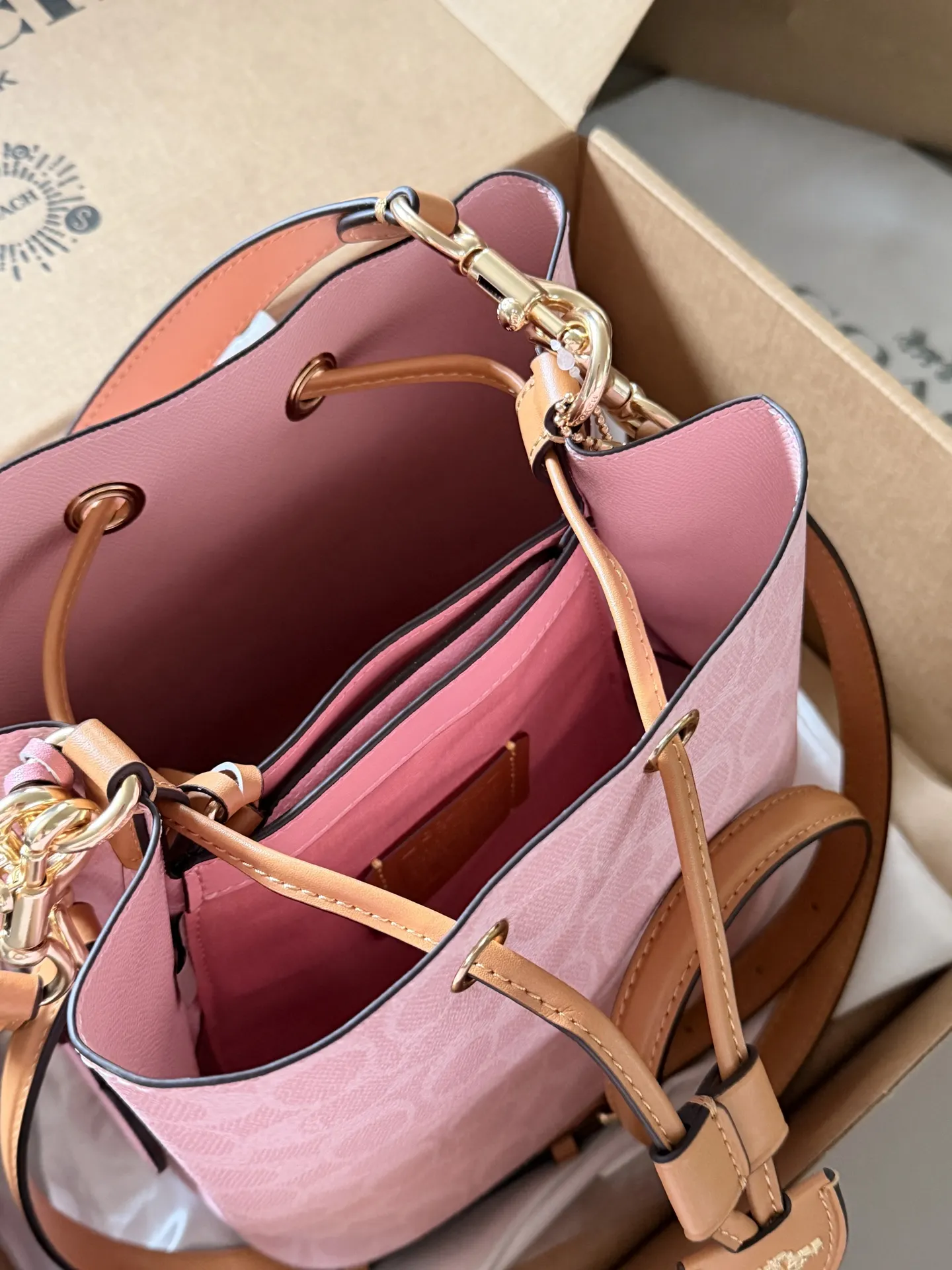 Coach Rowan Monogram Bucket Bag D35518406 — view 8