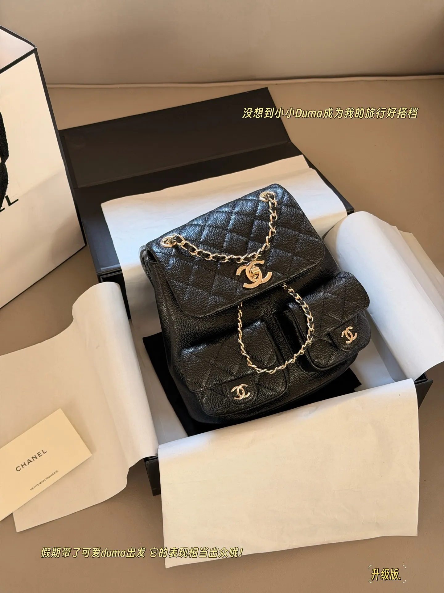 Duma Quilted Leather Backpack D35518158