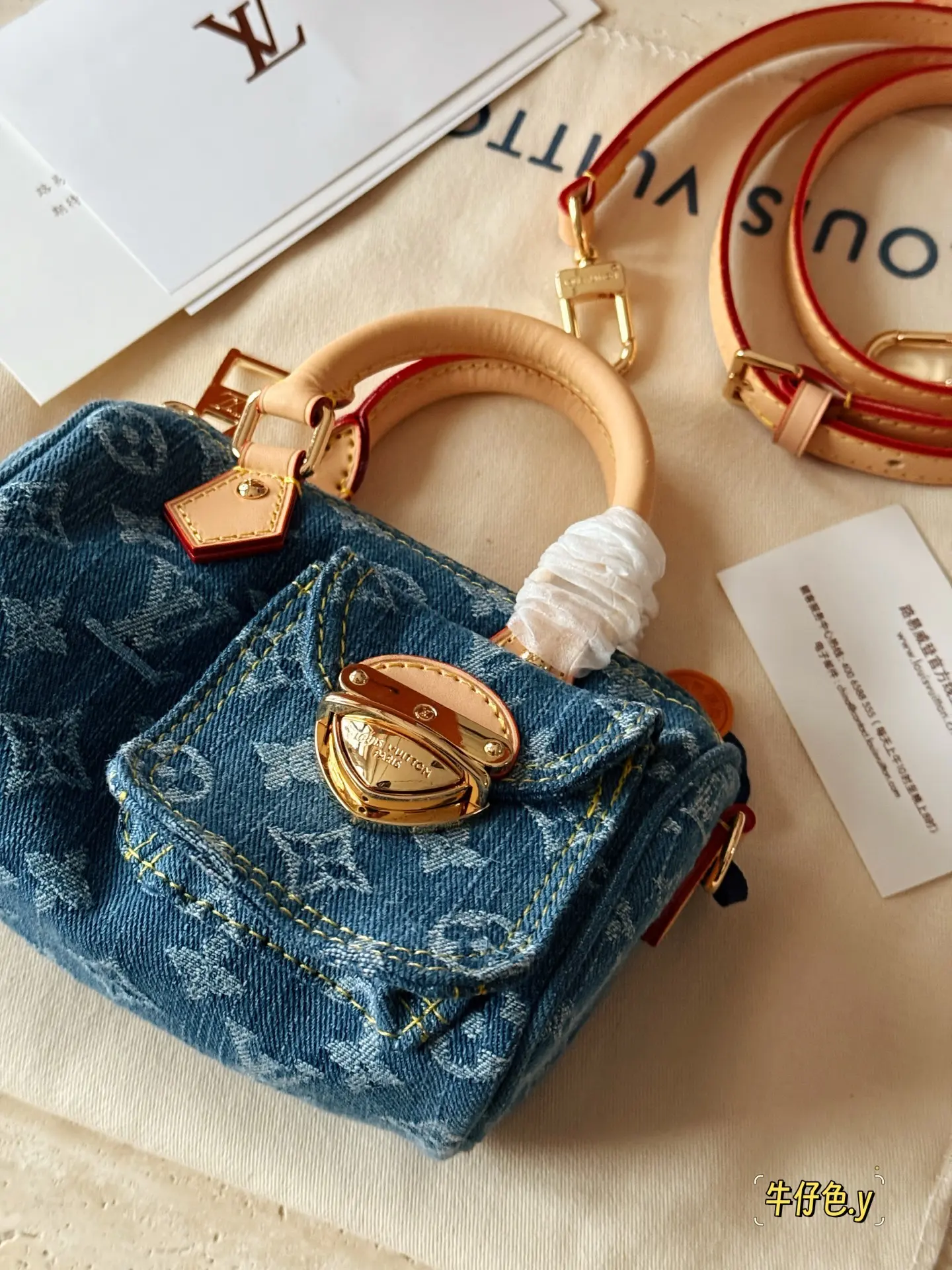 Nano Speedy Denim Monogram Bag D35518097 — view 2