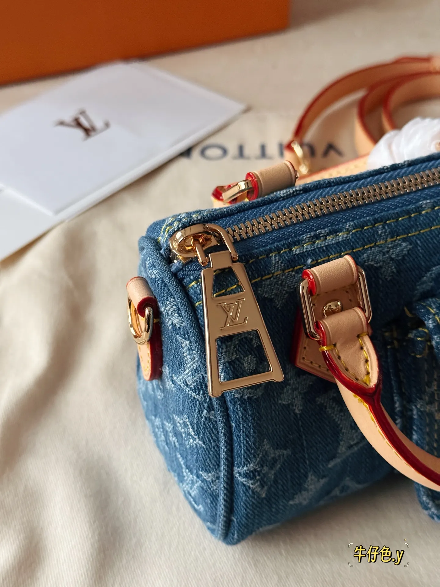 Nano Speedy Denim Monogram Bag D35518097 — view 4