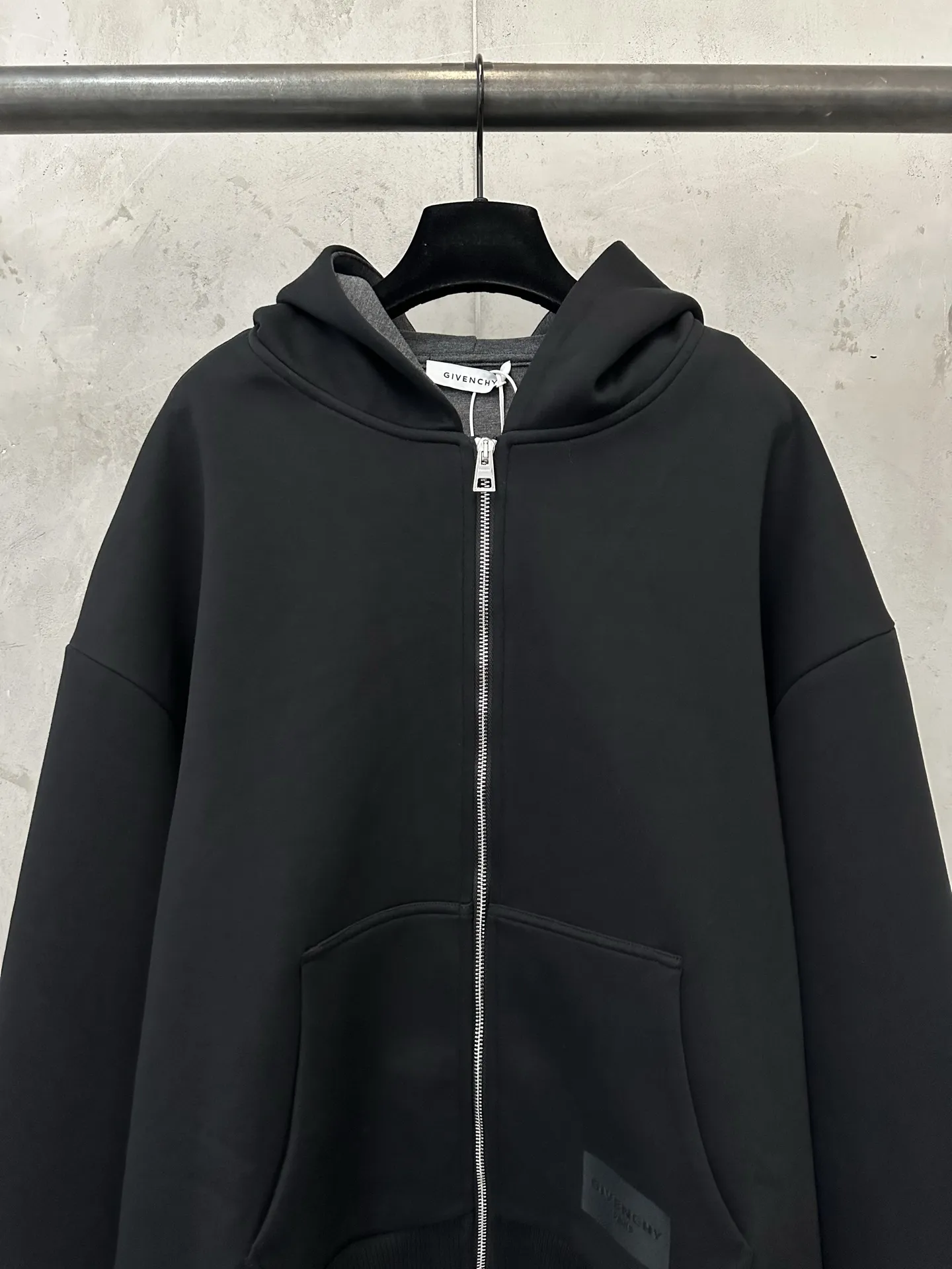 Logo-Embroidered Zip-Up Hoodie D36022256 — view 3