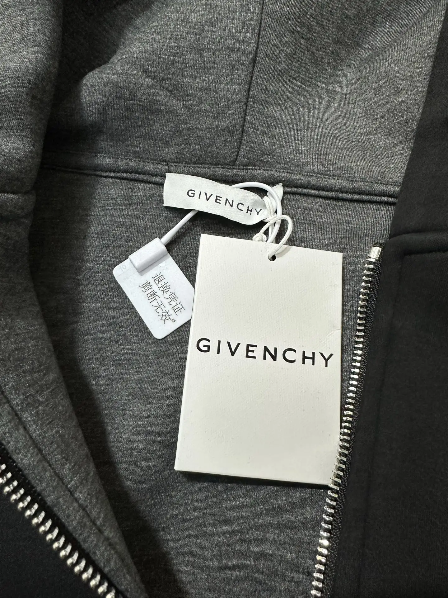 Logo-Embroidered Zip-Up Hoodie D36022256 — view 6