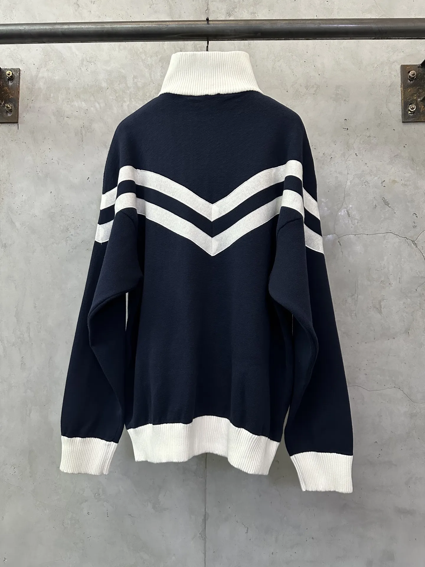 Nautical Knit Zip-Up Bomber Jacket D36023724 — view 2