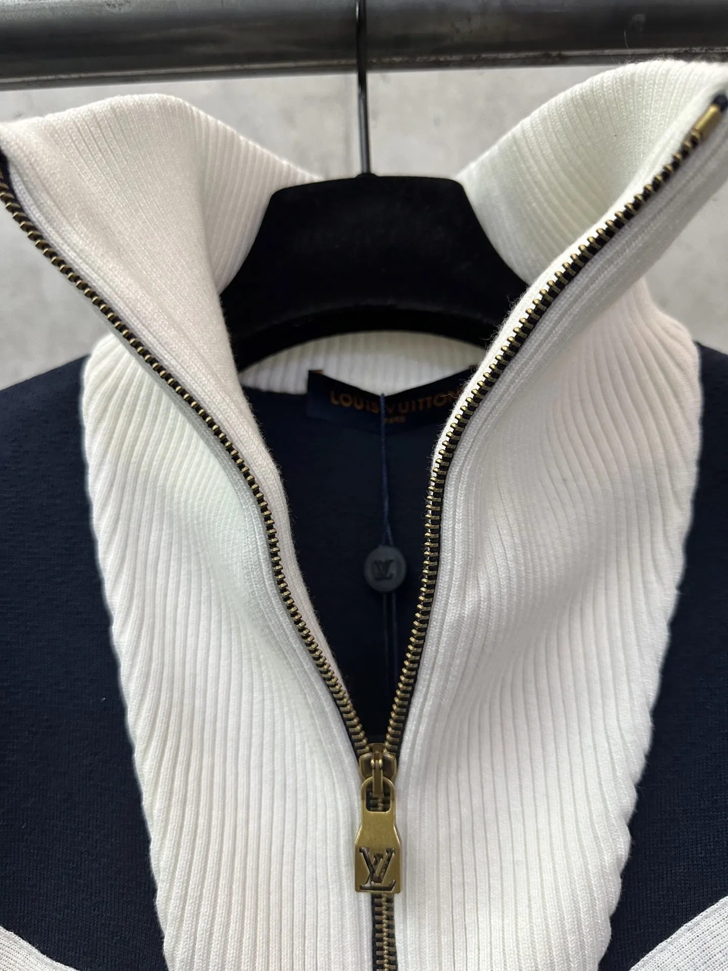 Nautical Knit Zip-Up Bomber Jacket D36023724 — view 7