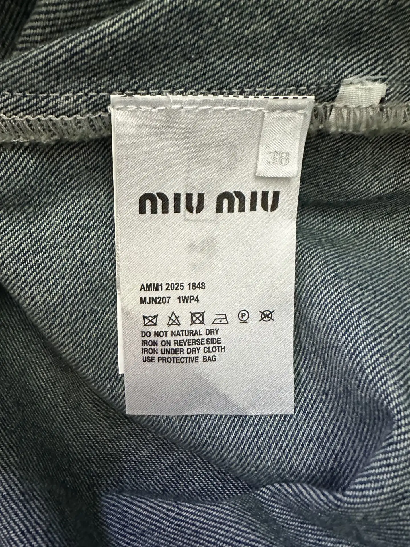 Embroidered Logo Hooded Denim Jacket D36011499 — view 9