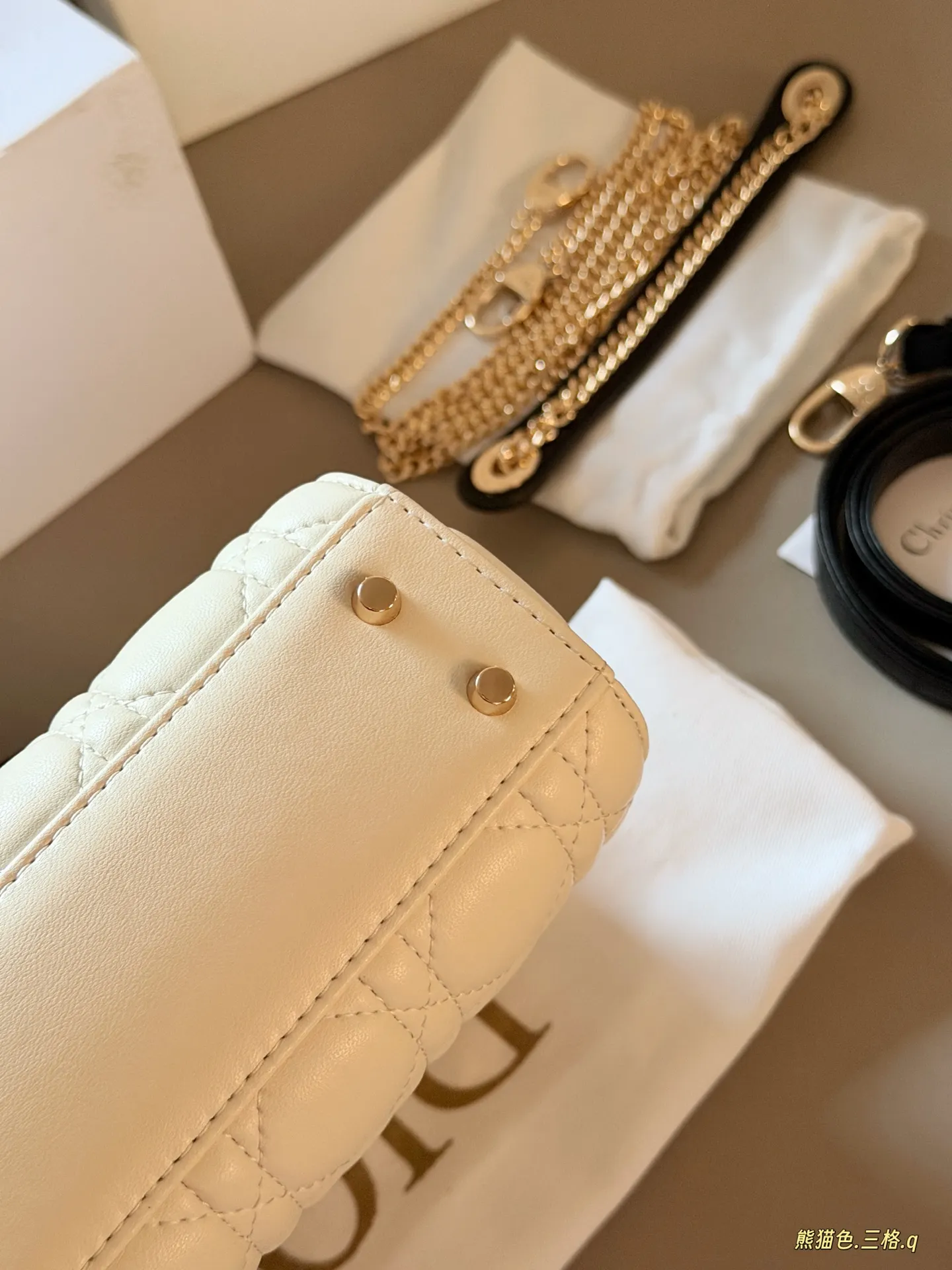 Lady Dior Quilted Lambskin Top-Handle Bag D36018411 — view 6