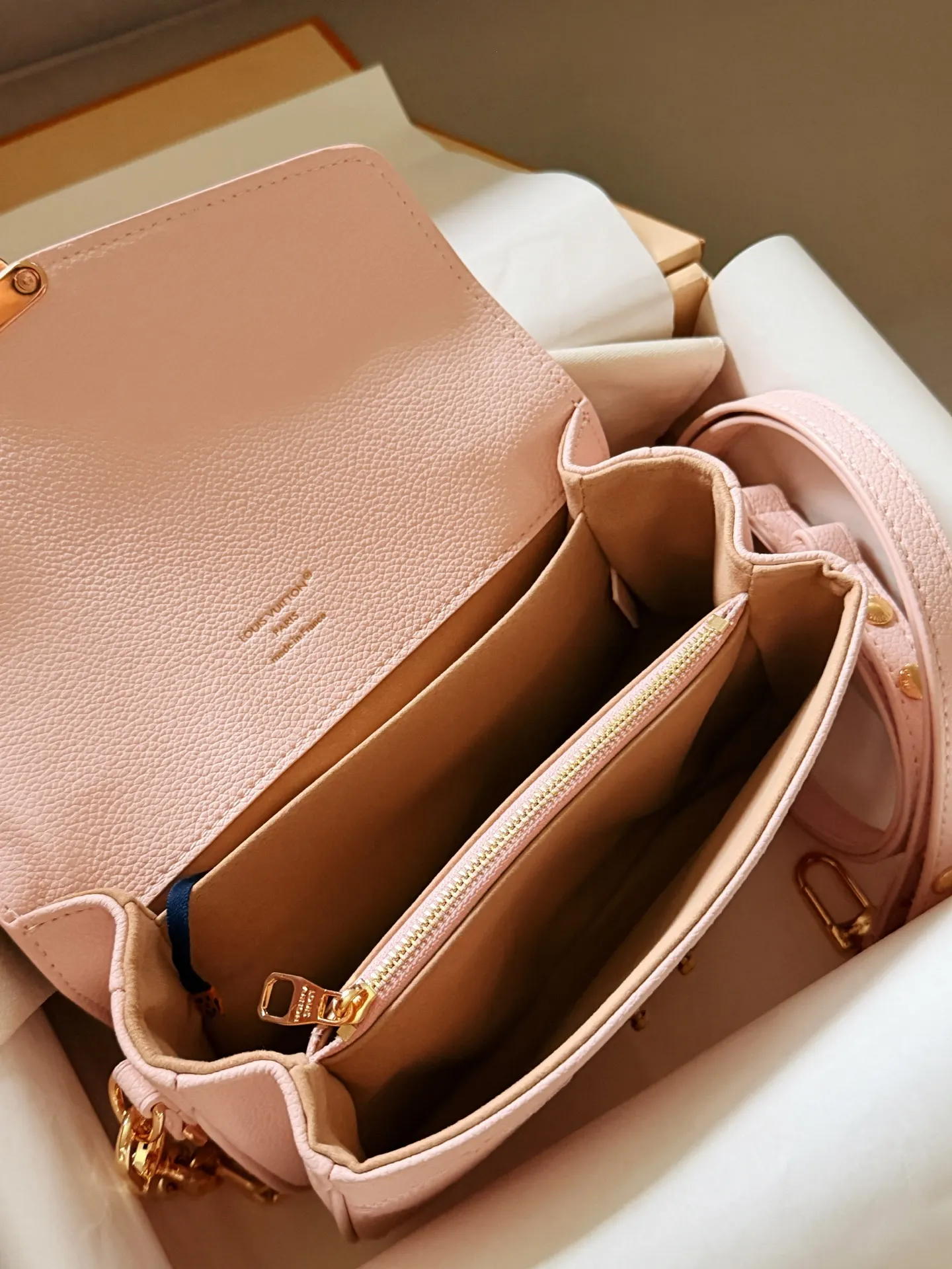 Metis Embossed Leather Shoulder Bag D36018068 — view 8