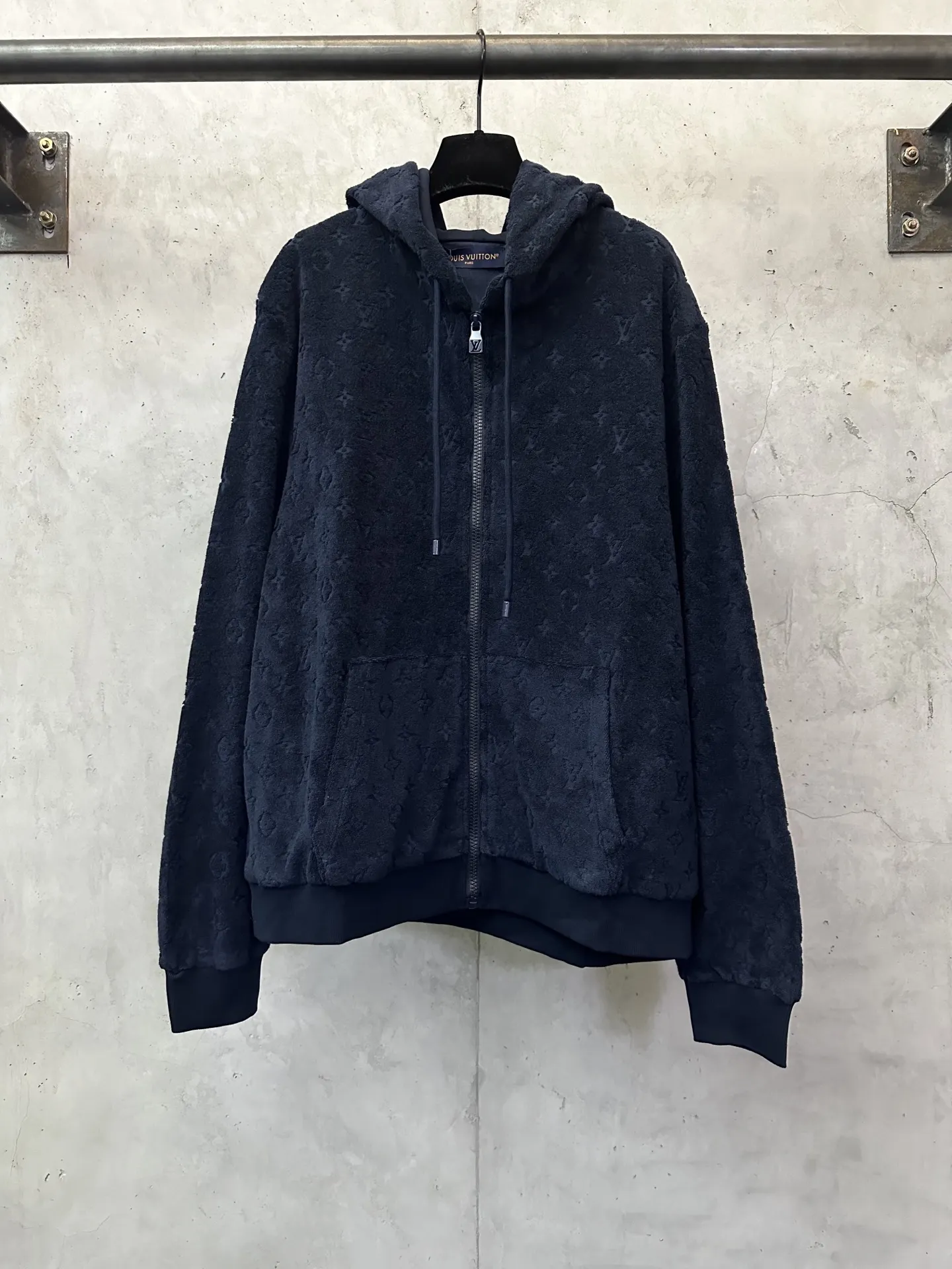 Monogram Jacquard Toweling Zip-Up Hoodie D37018898