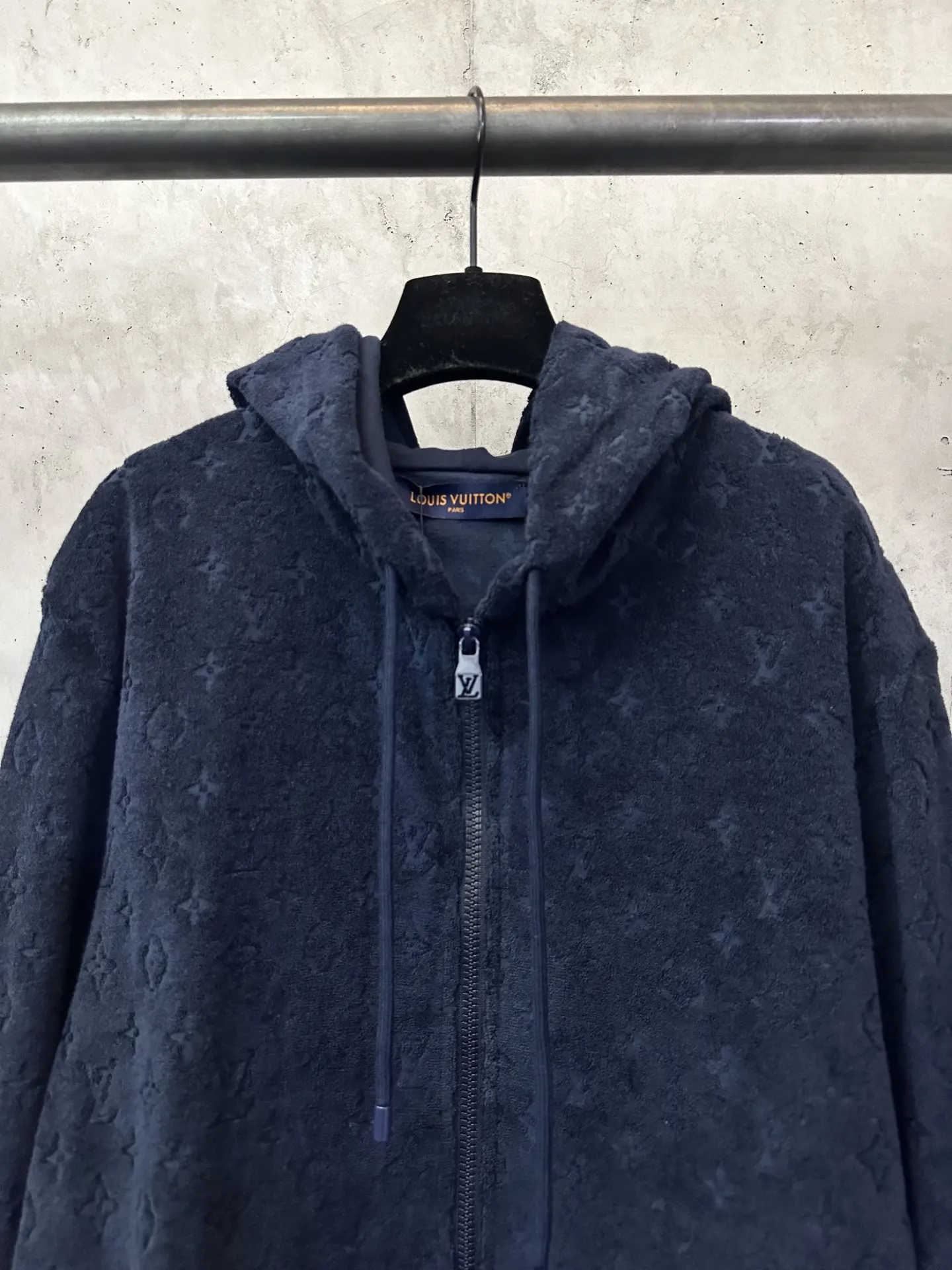 Monogram Jacquard Toweling Zip-Up Hoodie D37018898 — view 3