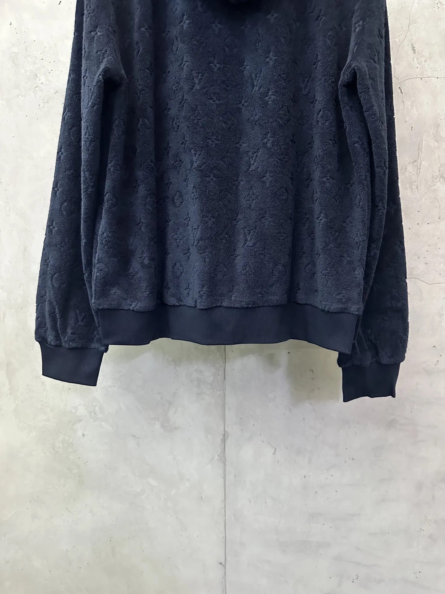 Monogram Jacquard Toweling Zip-Up Hoodie D37018898 — view 6