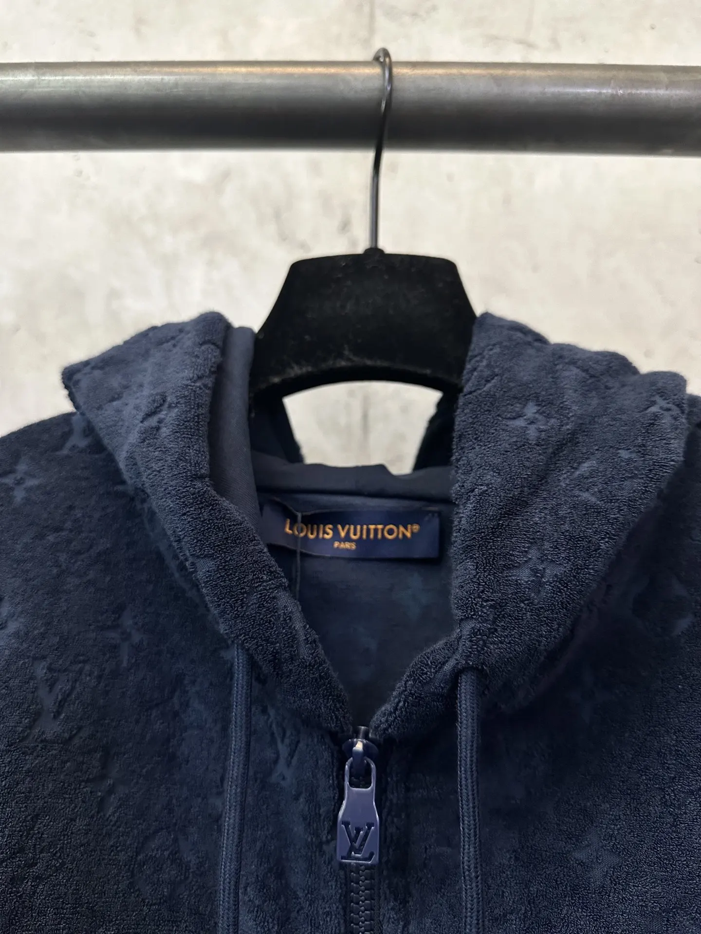 Monogram Jacquard Toweling Zip-Up Hoodie D37018898 — view 7
