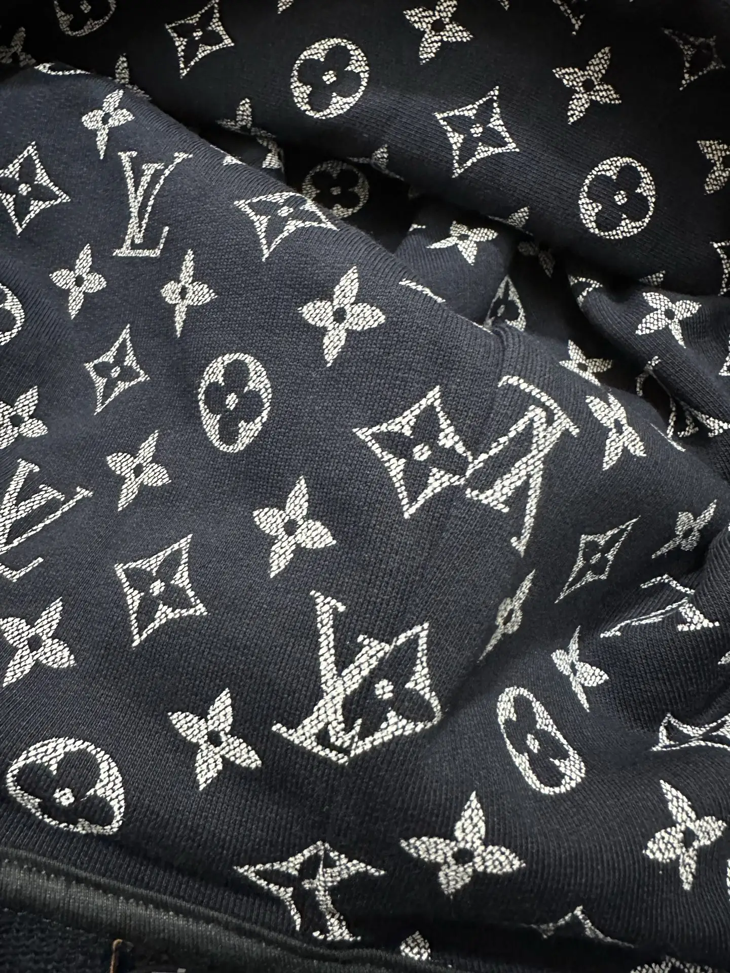 Logo Jacquard Zip-Up Hoodie D37023150 — view 11