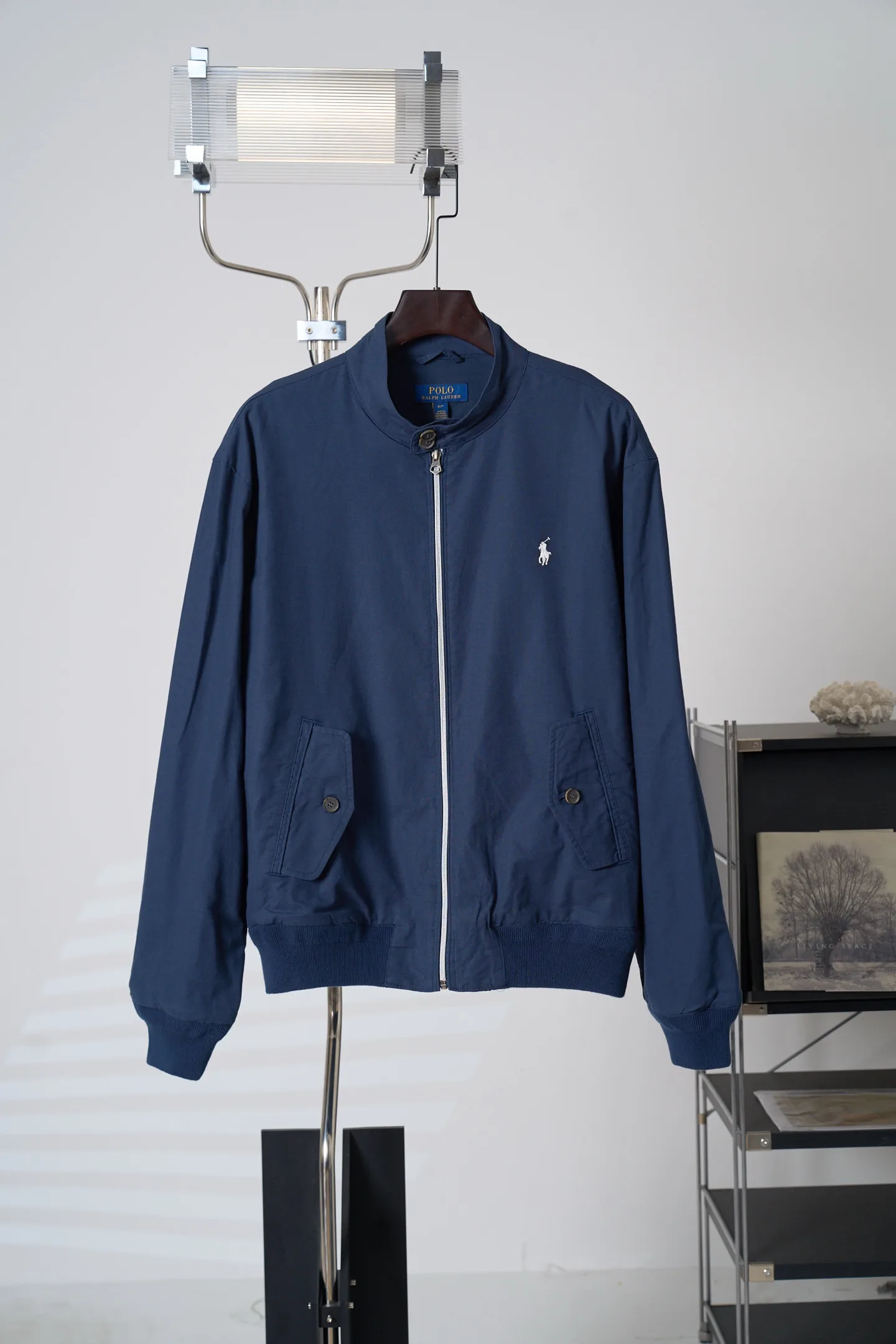 Polo Ralph Lauren Embroidered Linen Harrington Jacket D37019120