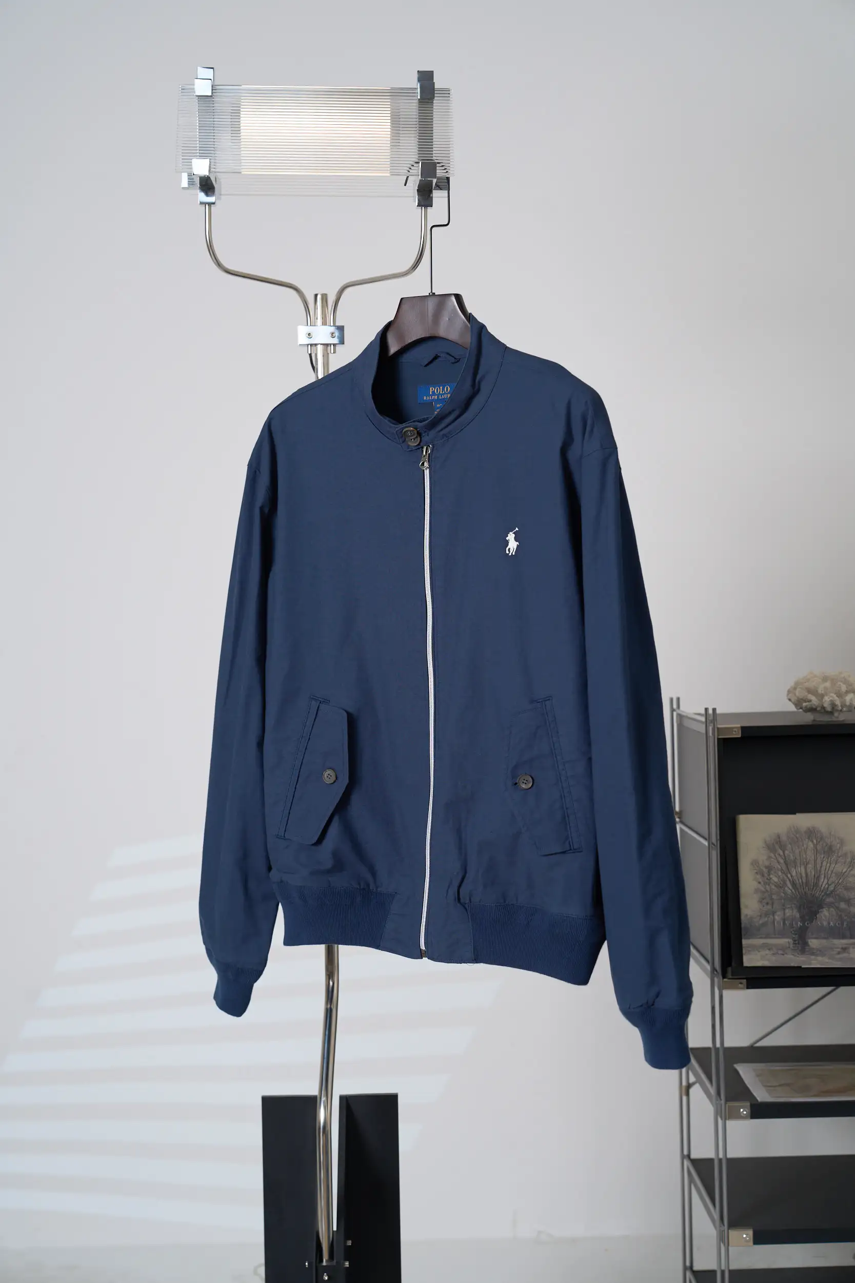 Polo Ralph Lauren Embroidered Linen Harrington Jacket D37019120 — view 3