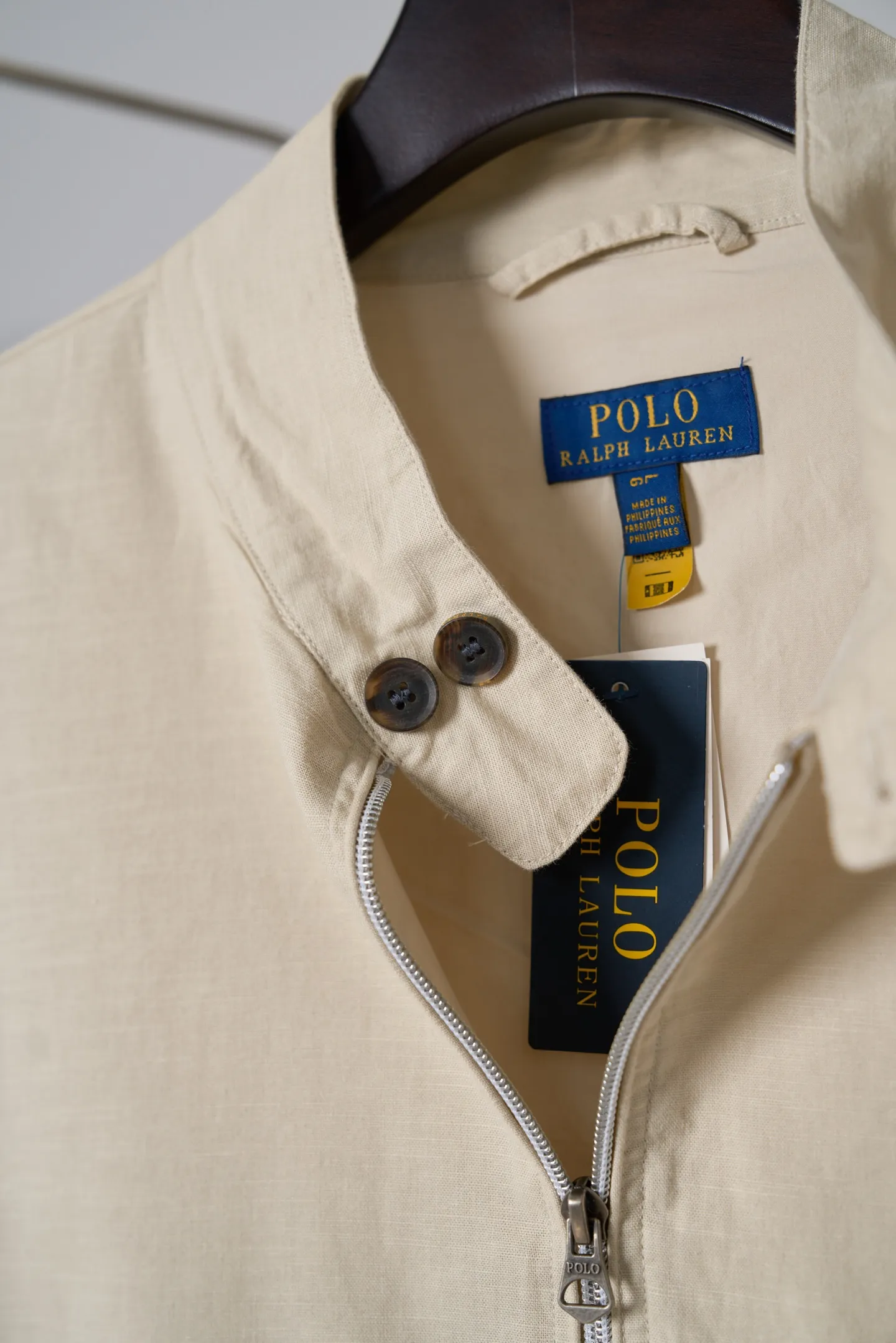 Polo Pony Embroidered Linen Harrington Jacket D37019119 — view 6