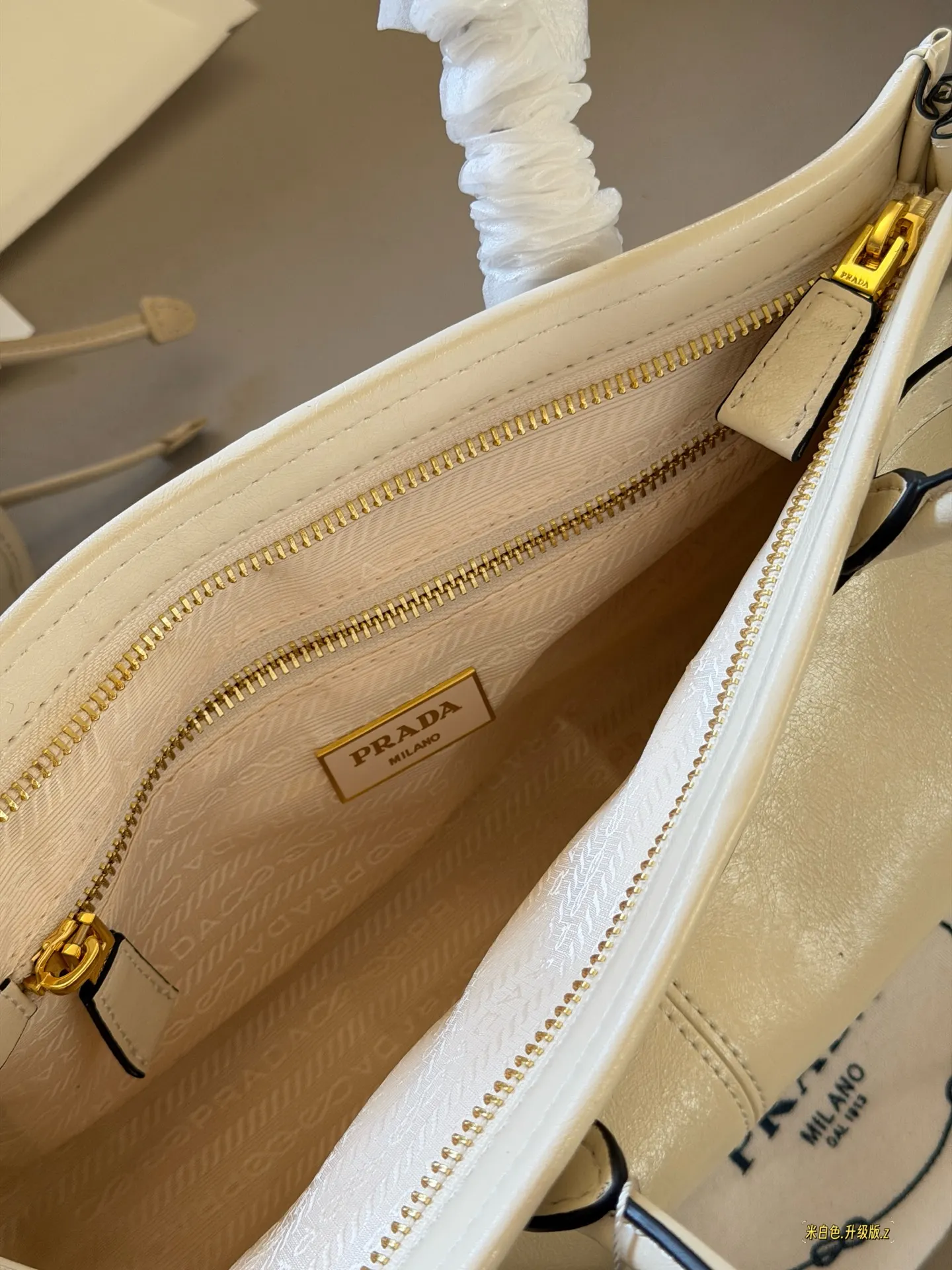Prada Soft Lux Leather Top-Handle Bag D37018447 — view 6
