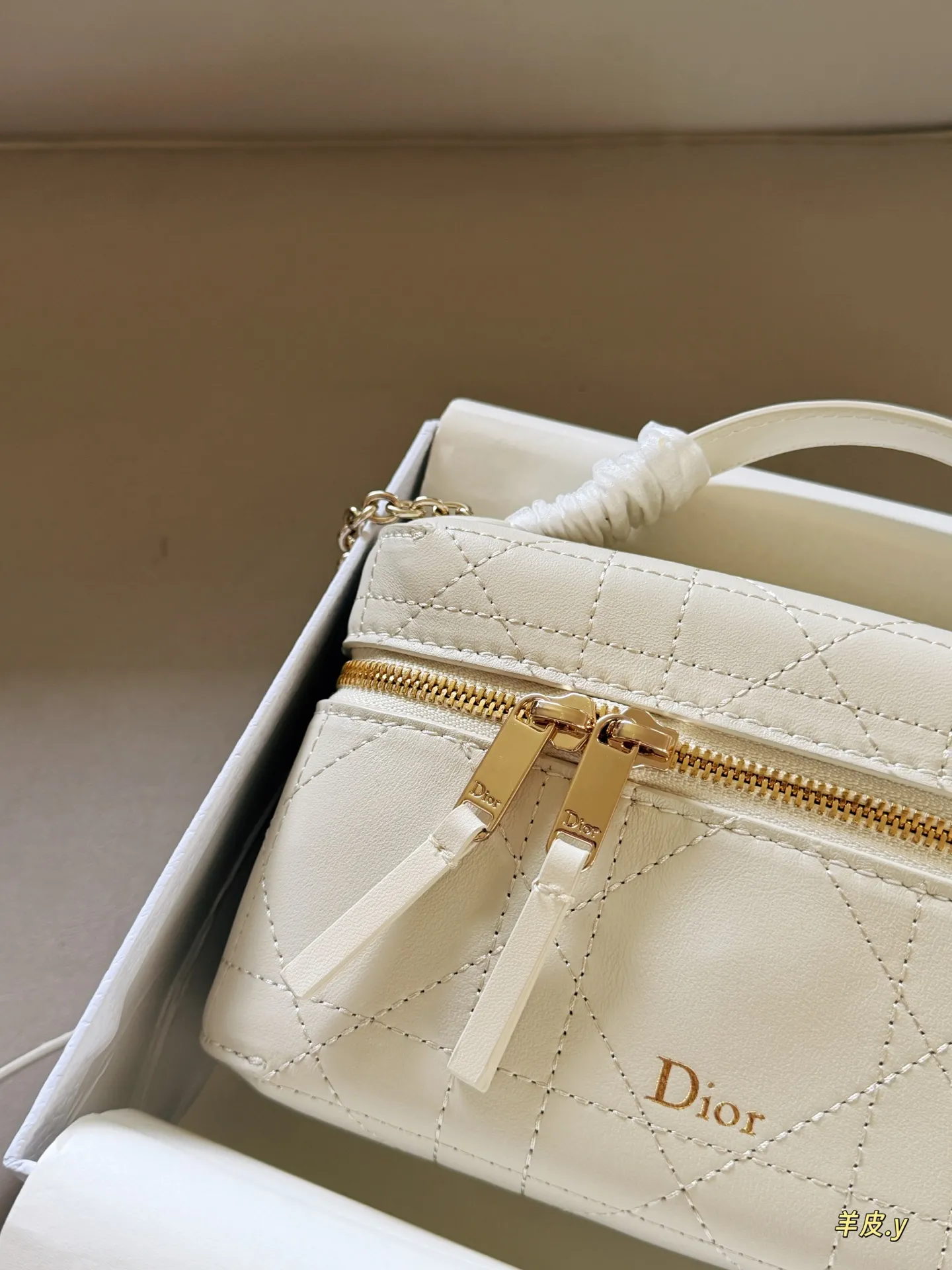 Dior Caro Lambskin Vanity Case D37018476 — view 3
