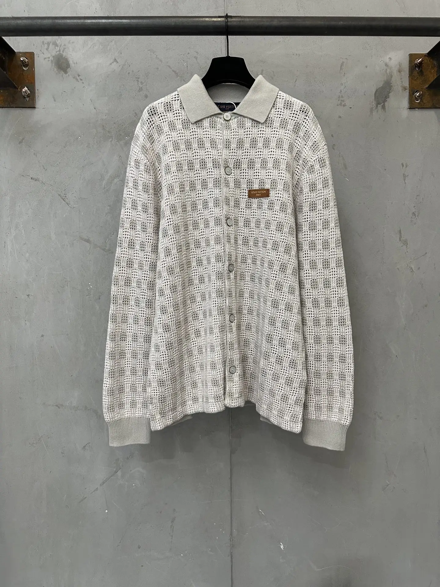 Textured Jacquard Wool-Blend Cardigan D38022222