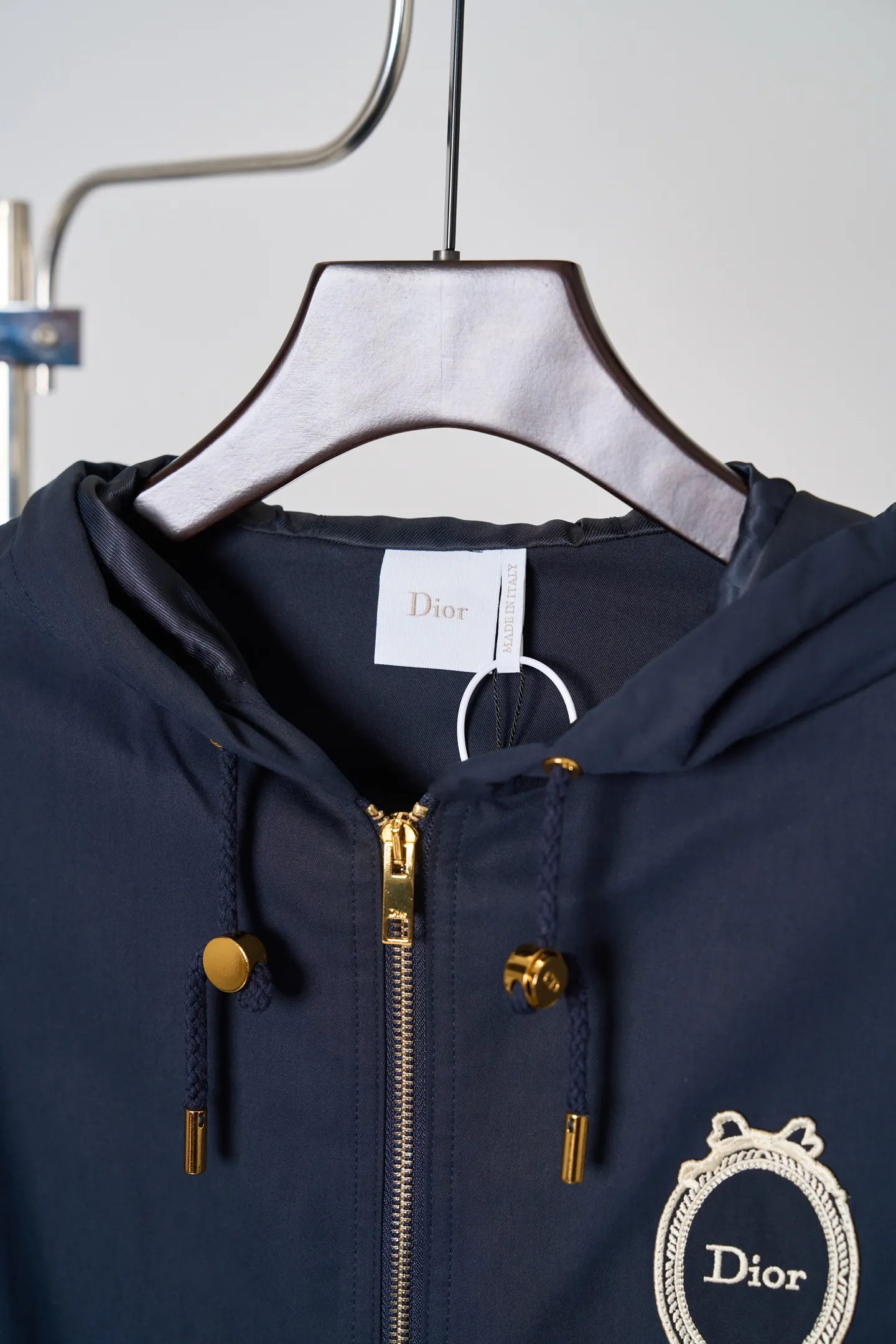 Medaillon Embroidered Hooded Gabardine Jacket D38019112 — view 4