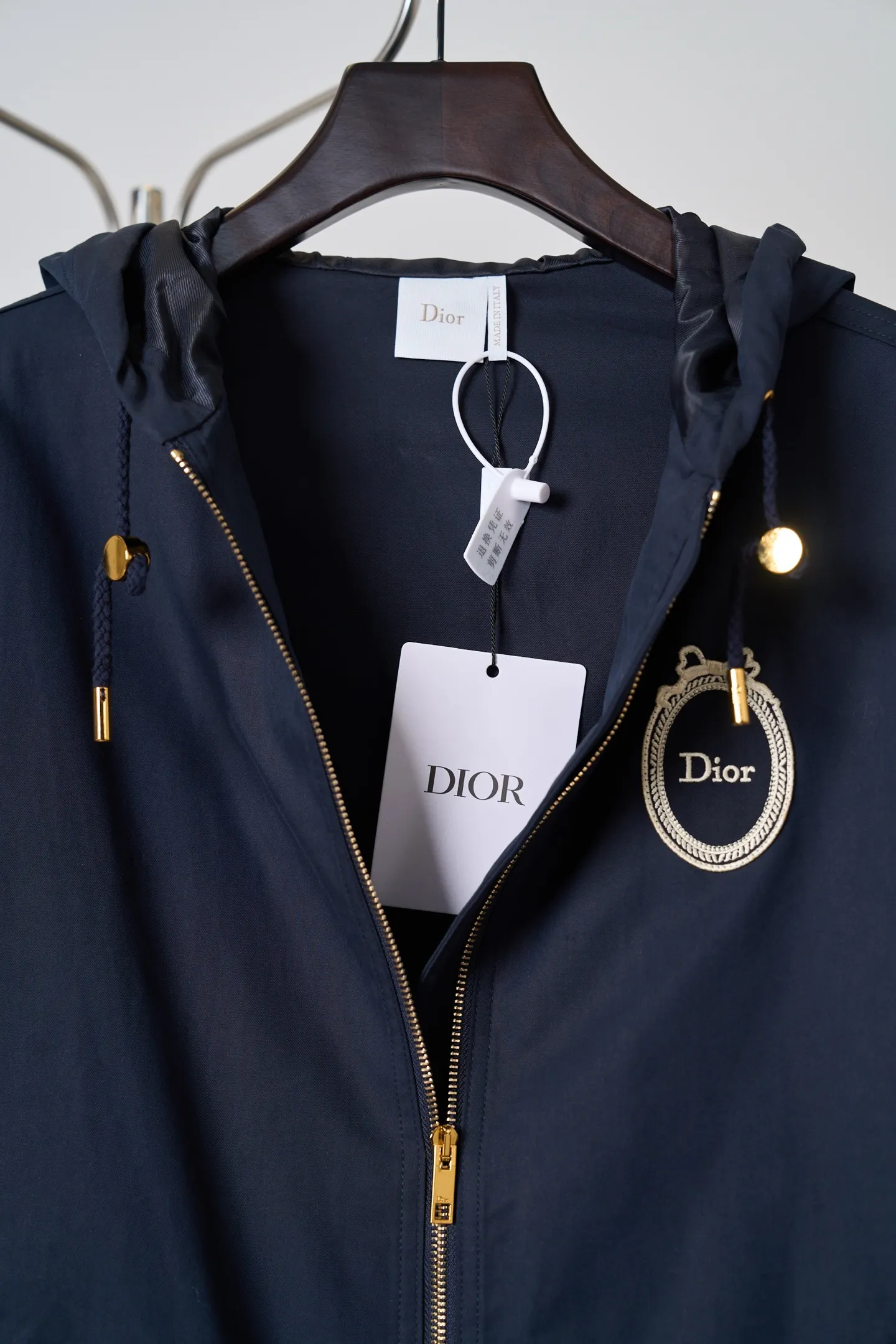 Medaillon Embroidered Hooded Gabardine Jacket D38019112 — view 5
