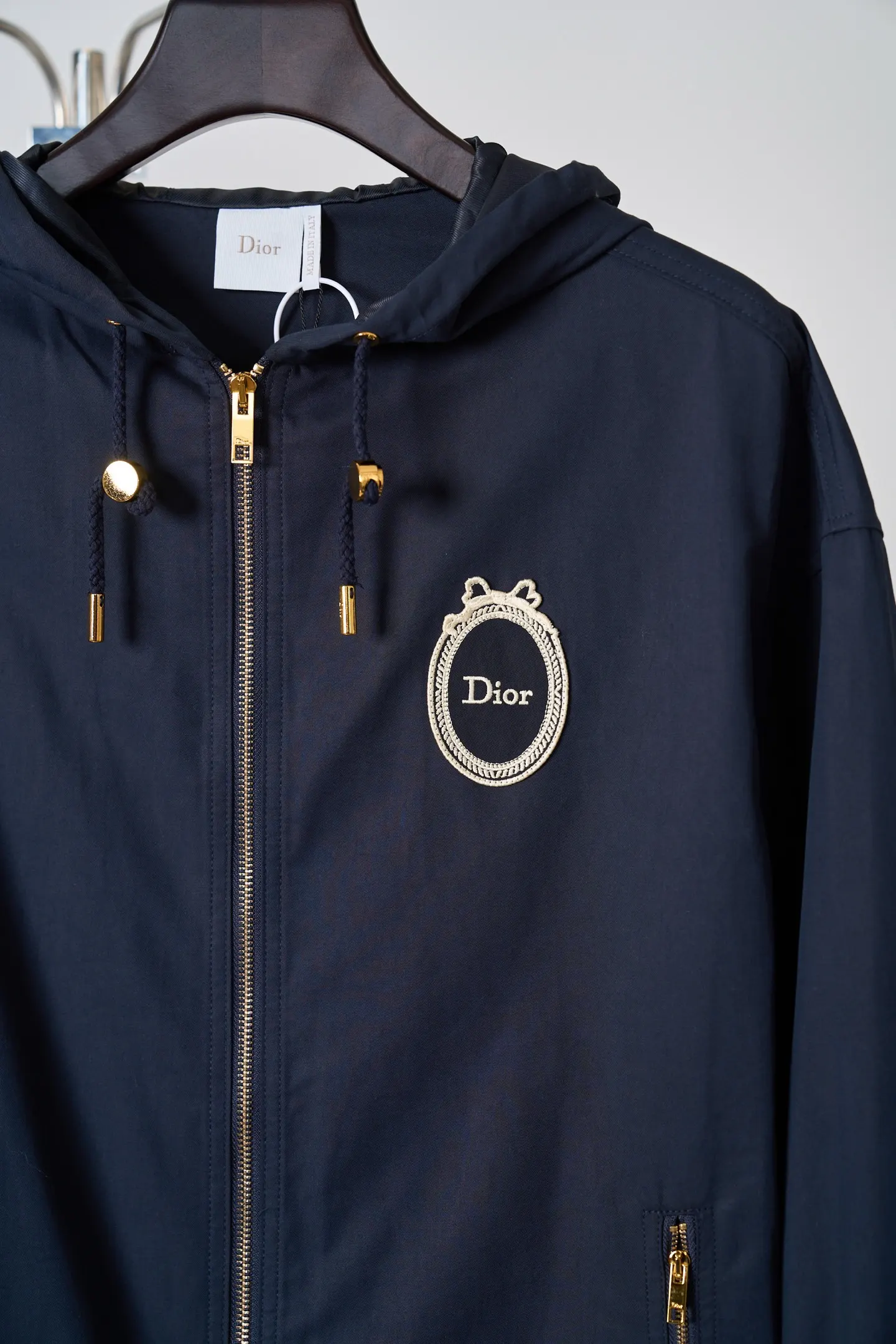 Medaillon Embroidered Hooded Gabardine Jacket D38019112 — view 8