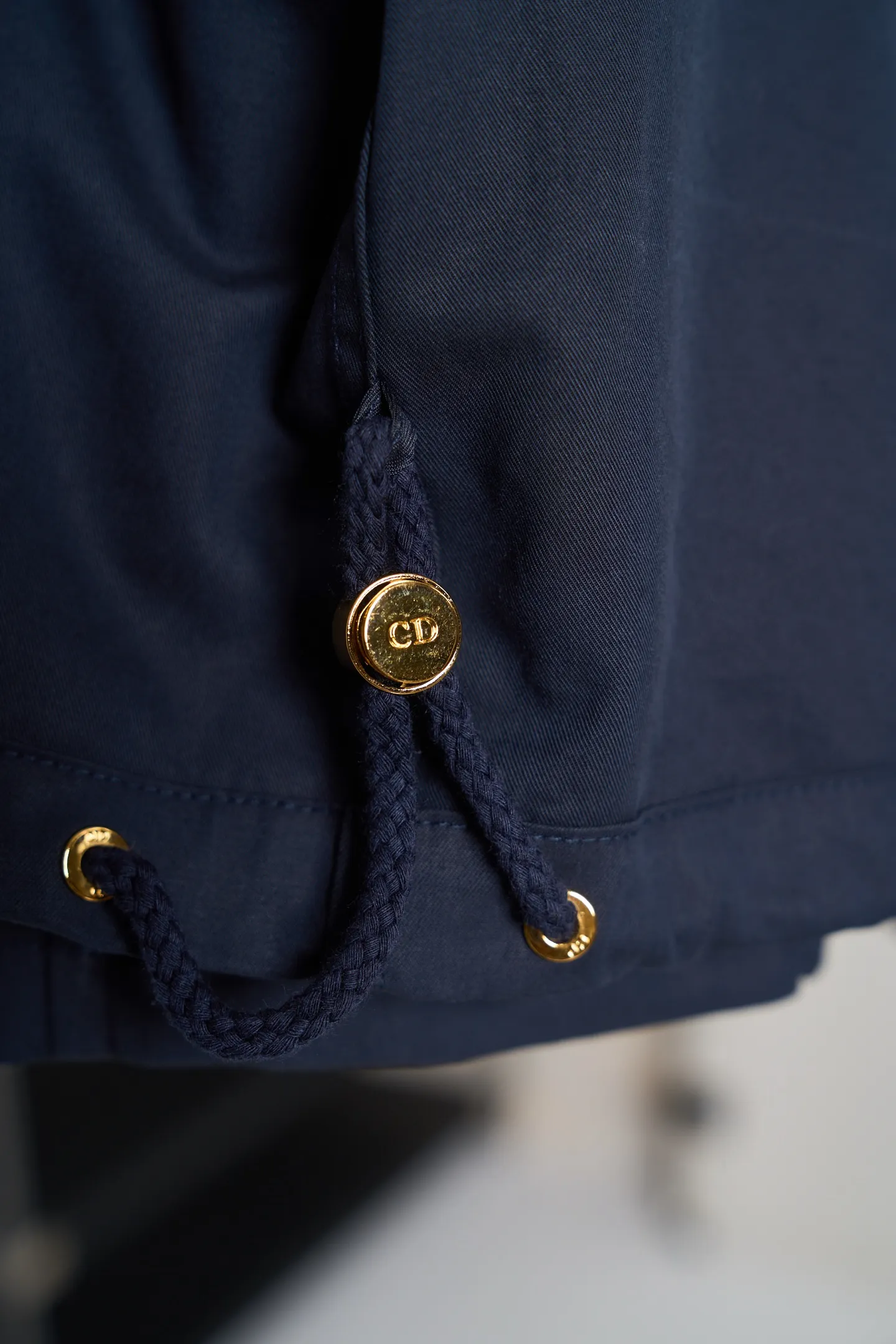 Medaillon Embroidered Hooded Gabardine Jacket D38019112 — view 14