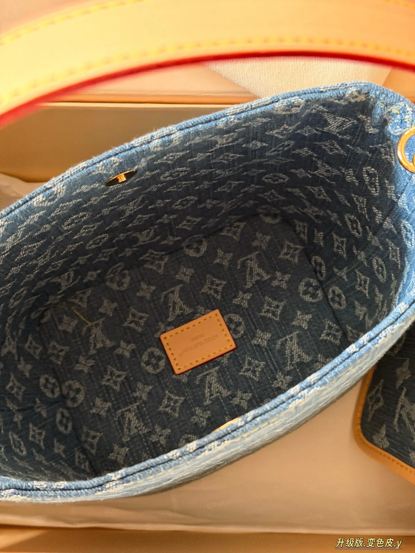 All In BB Monogram Denim Bucket Bag D38018265 — view 5