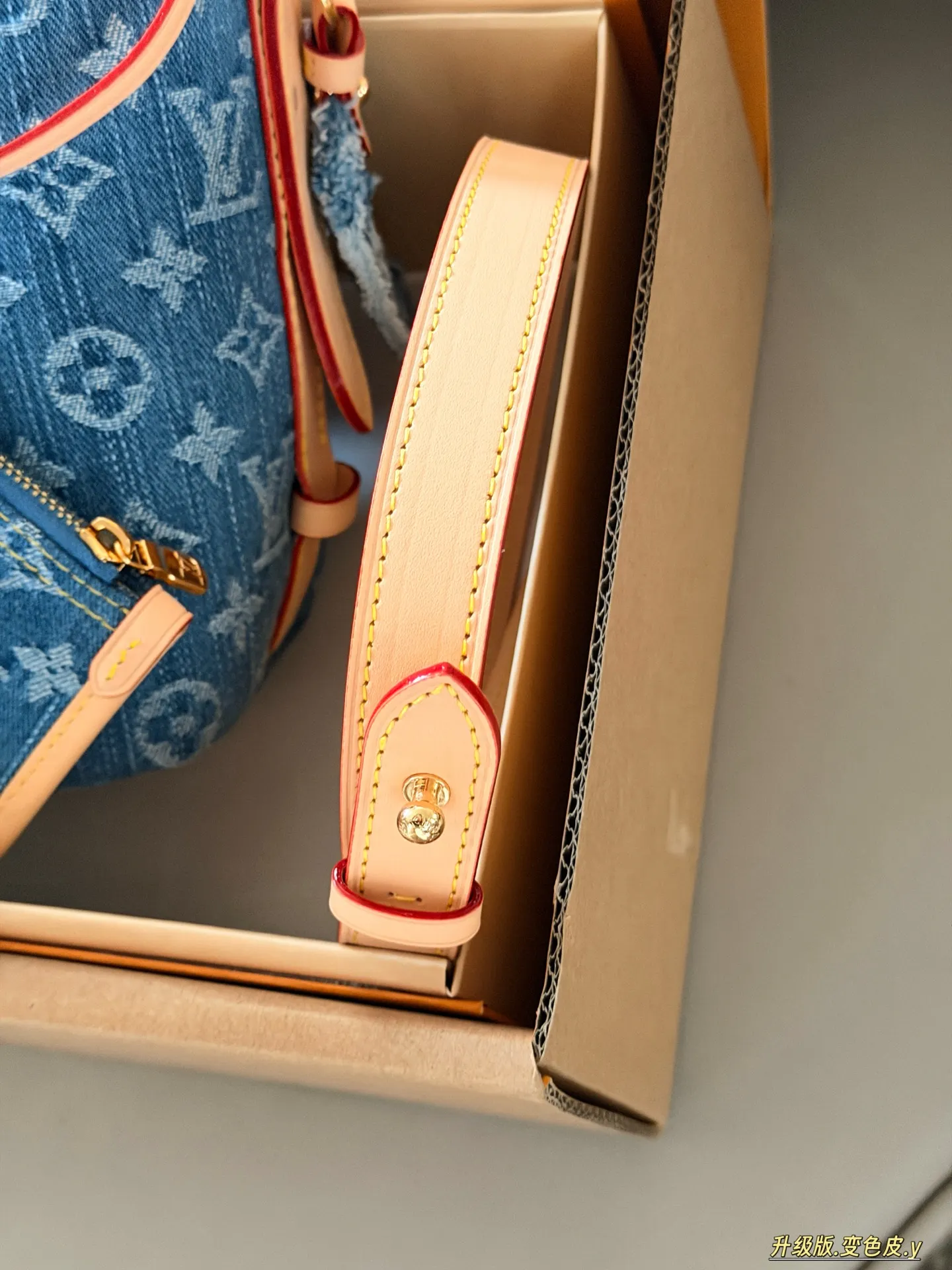All In BB Monogram Denim Bucket Bag D38018265 — view 6