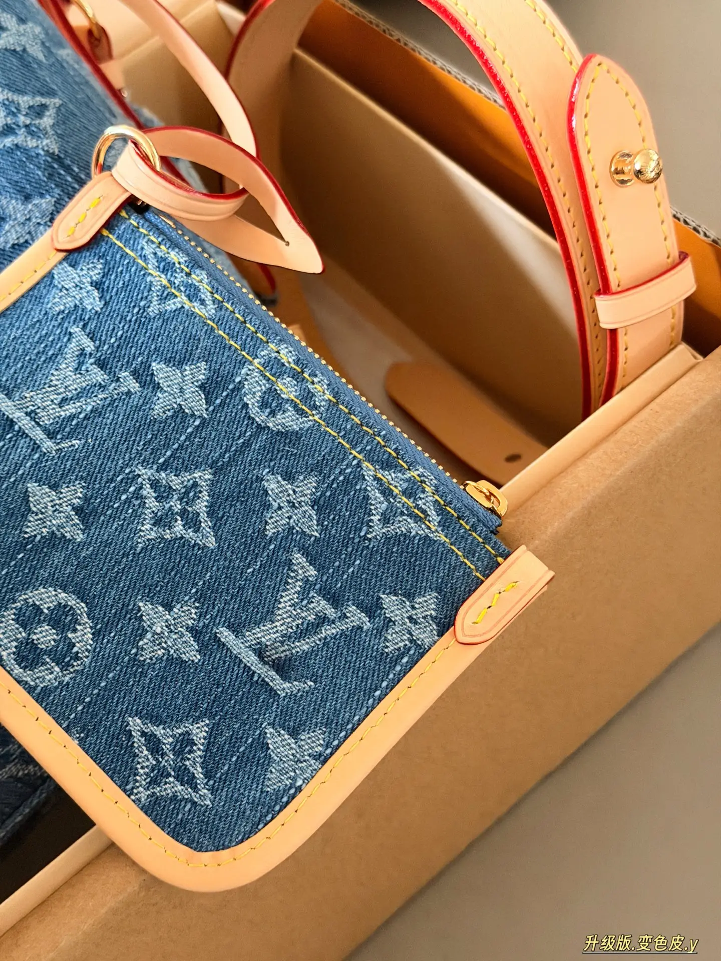 All In BB Monogram Denim Bucket Bag D38018265 — view 7