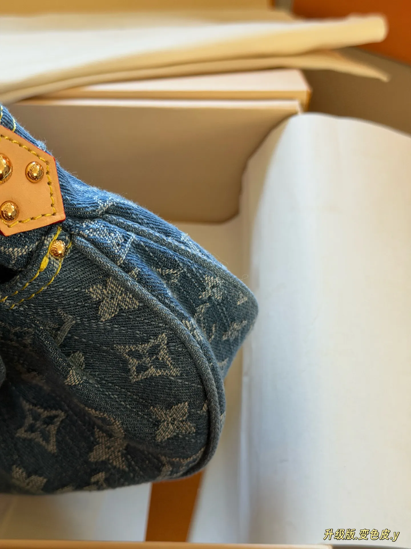 Sunset Monogram Denim Shoulder Bag D38018051 — view 6