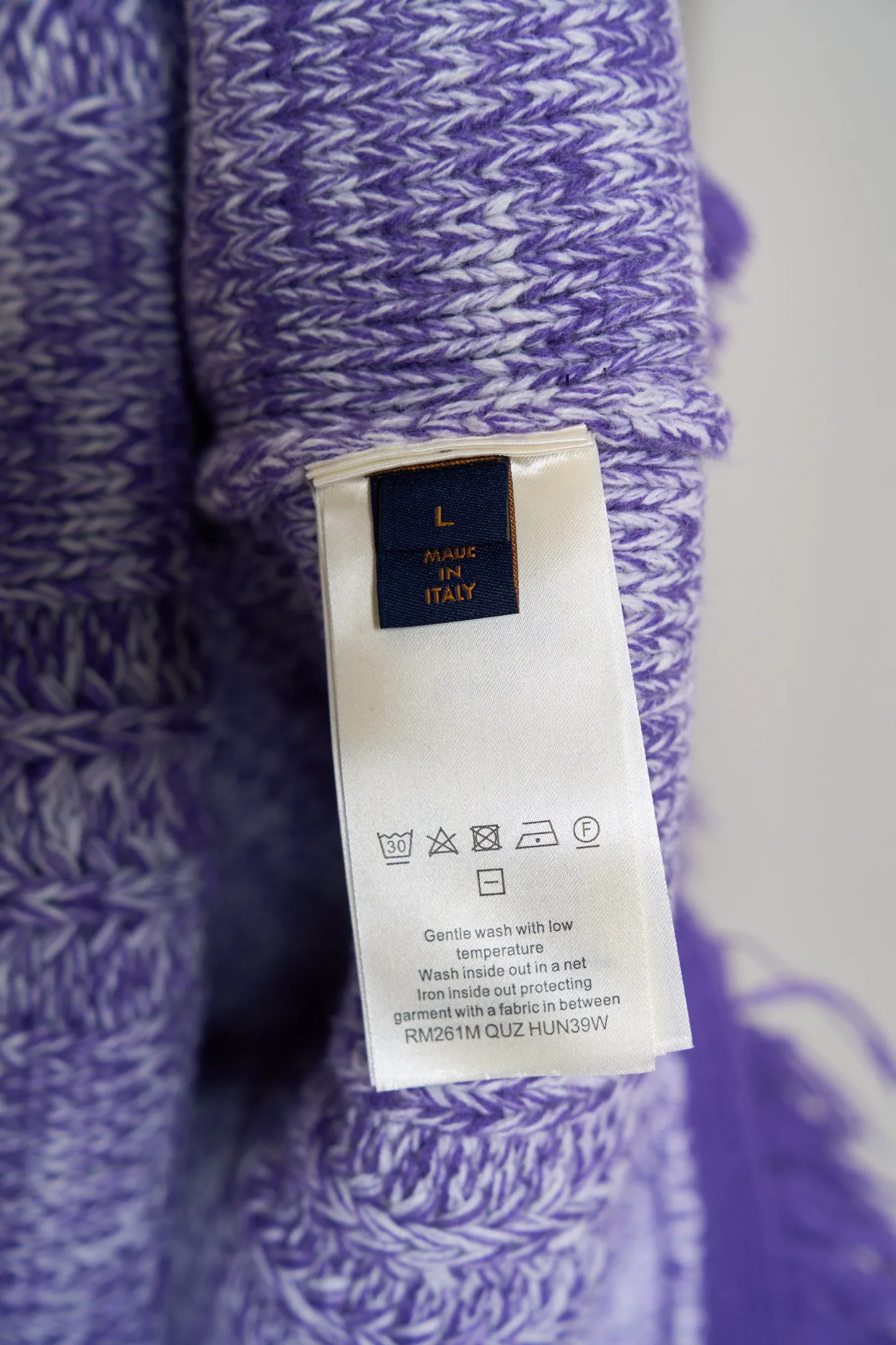 Fringed Half-Zip Cable-Knit Sweater D38519117 — view 14