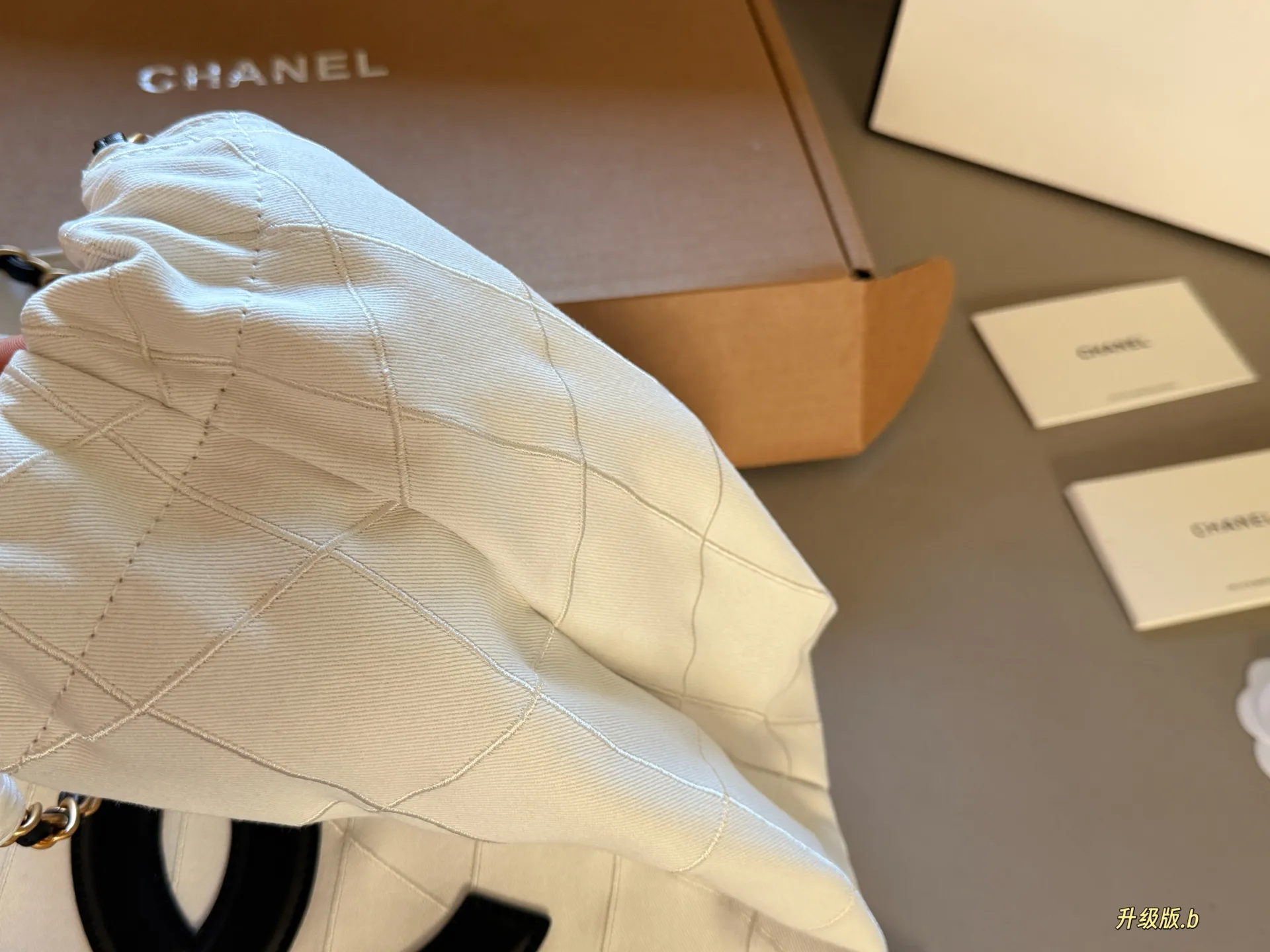 Chanel Coco Beach Quilted Tote Bag D38518329 — view 5